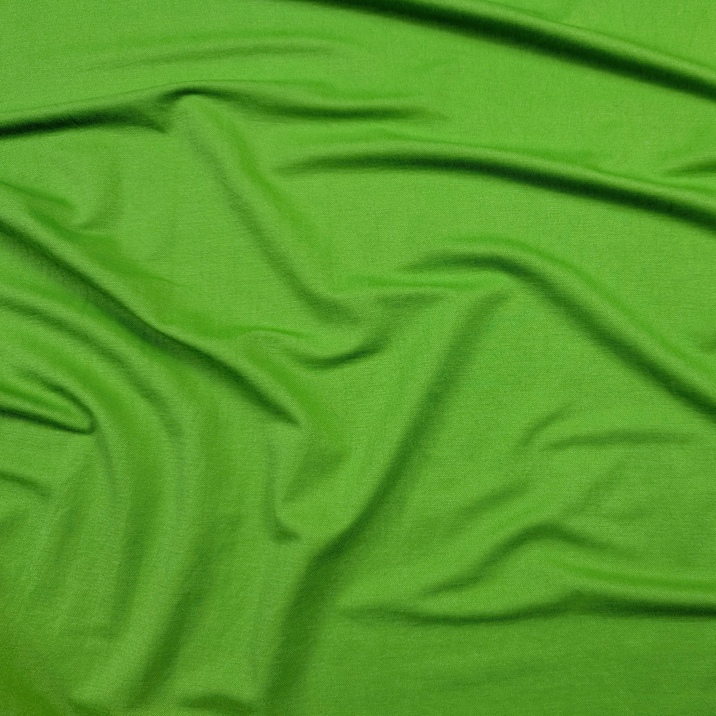 Acid Green Viscose Jersey Image