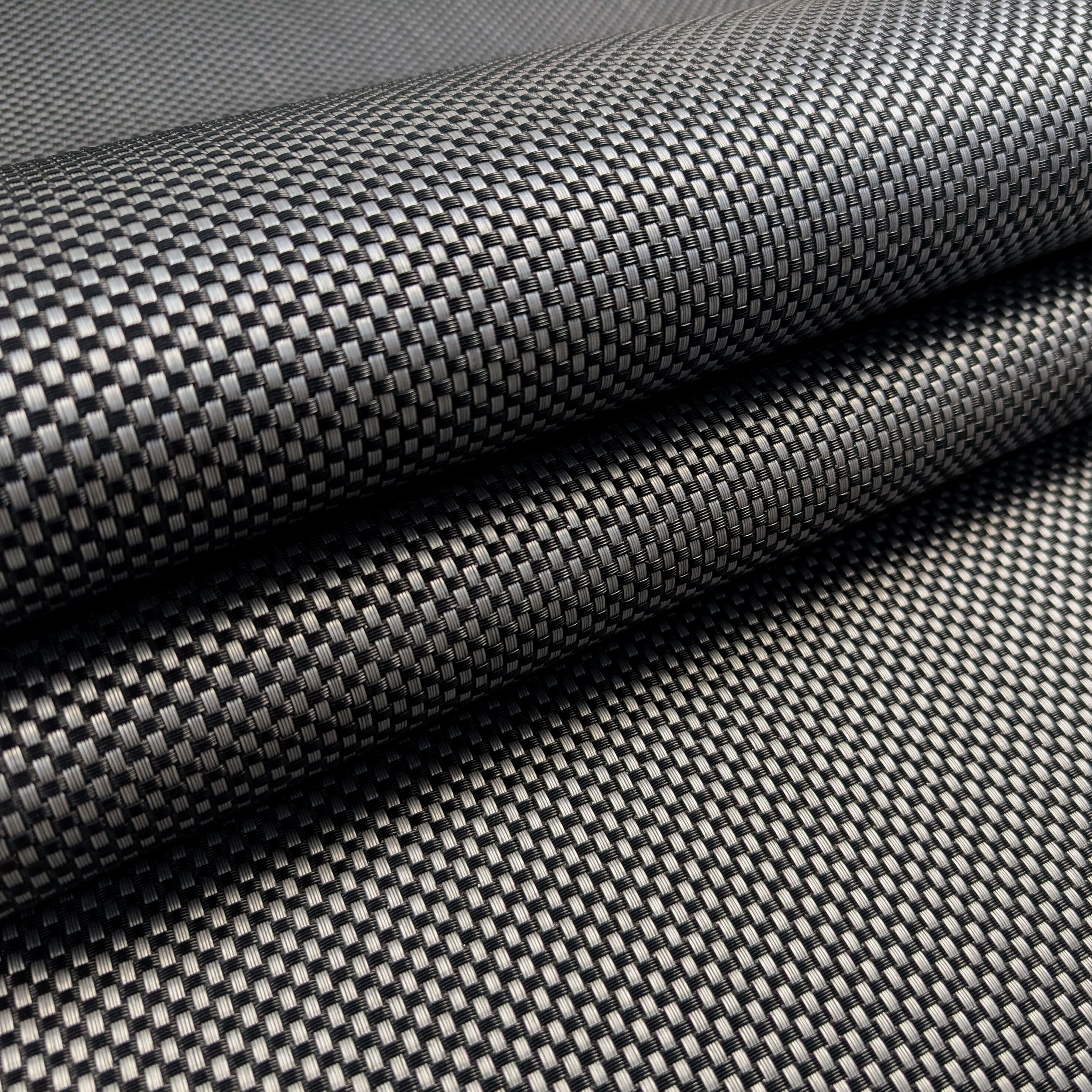 Grey and Black Woven Kitchen Rug Image