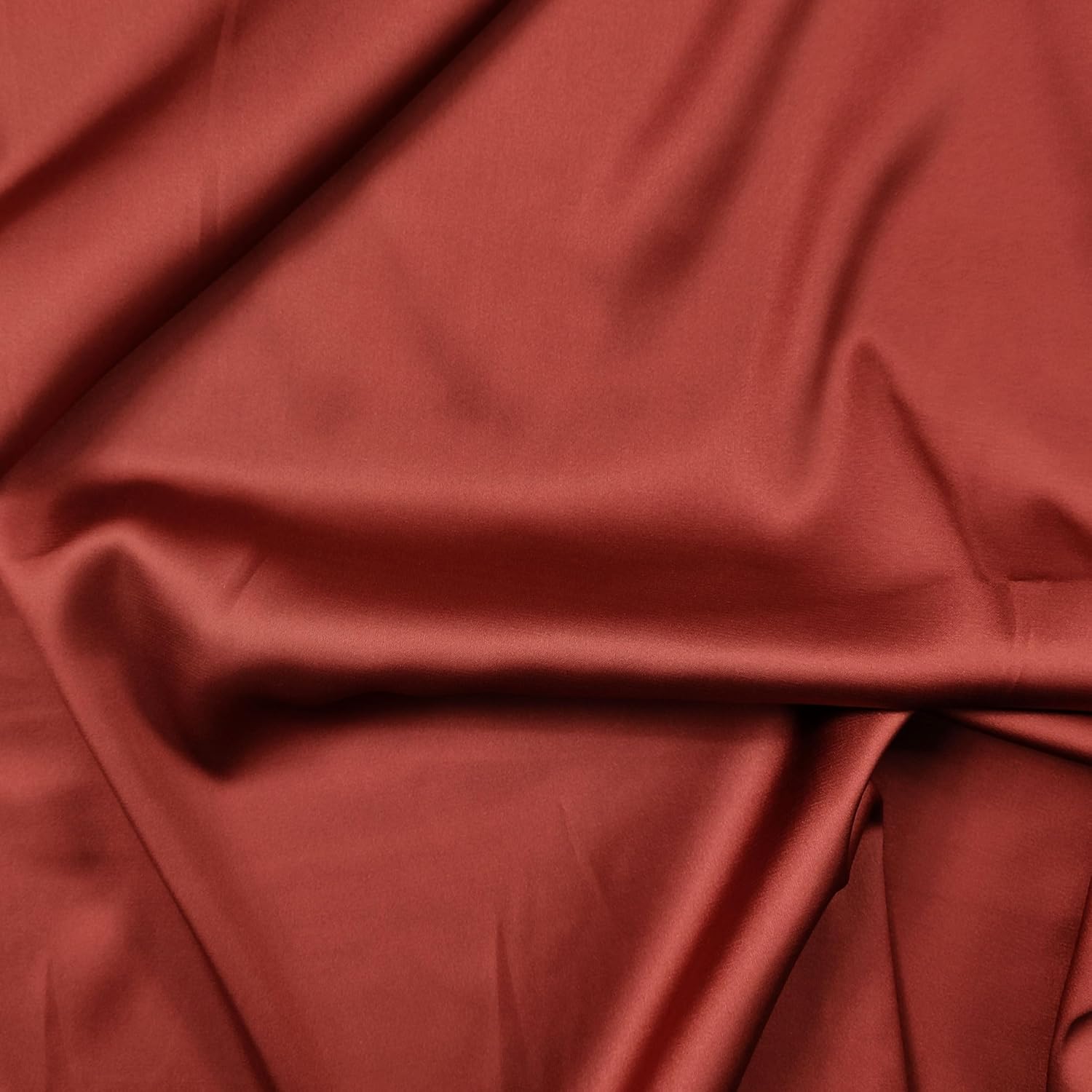 Silky Sateen Stretch Fabric Image