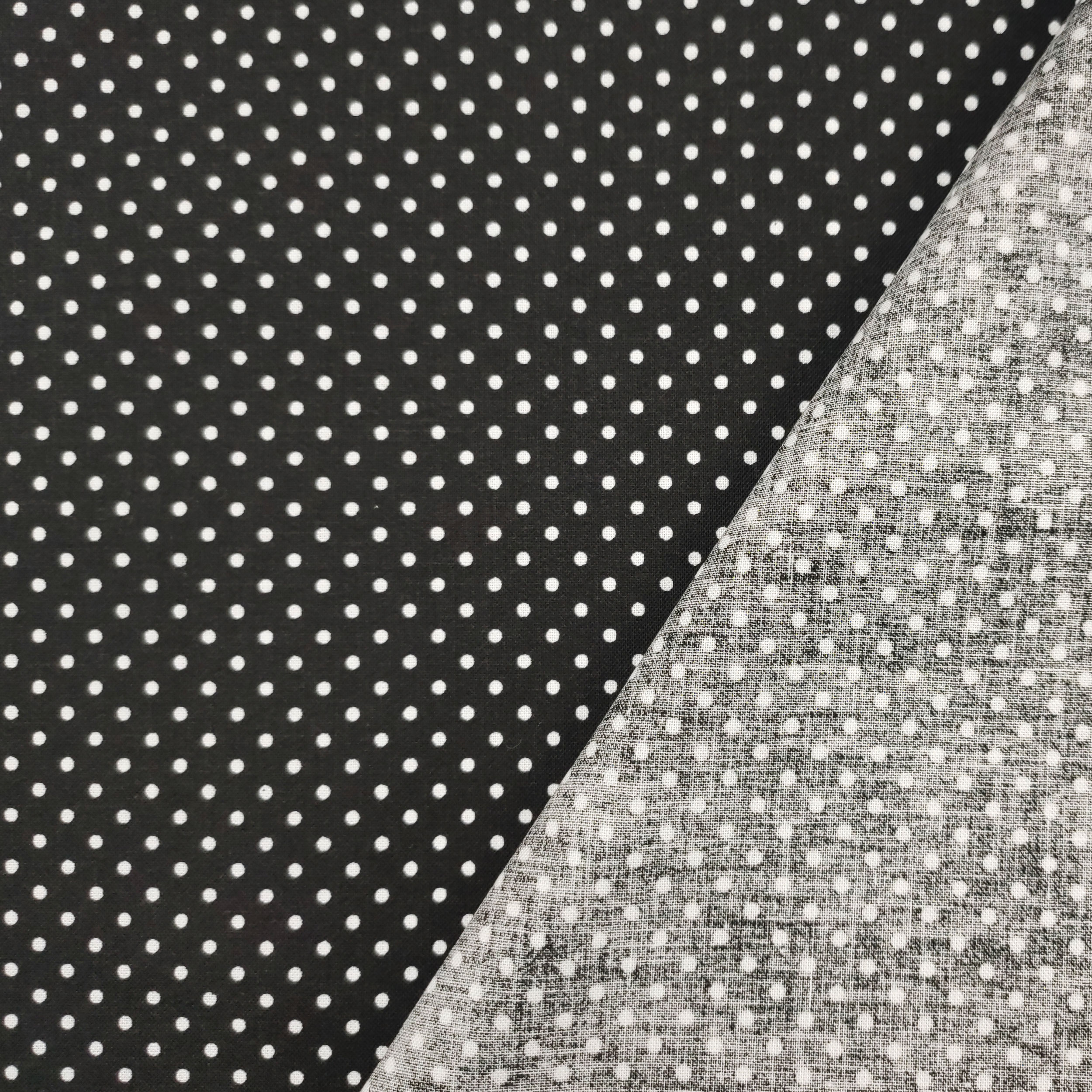 Dressmaking Mini Dots Cotton - Black Image