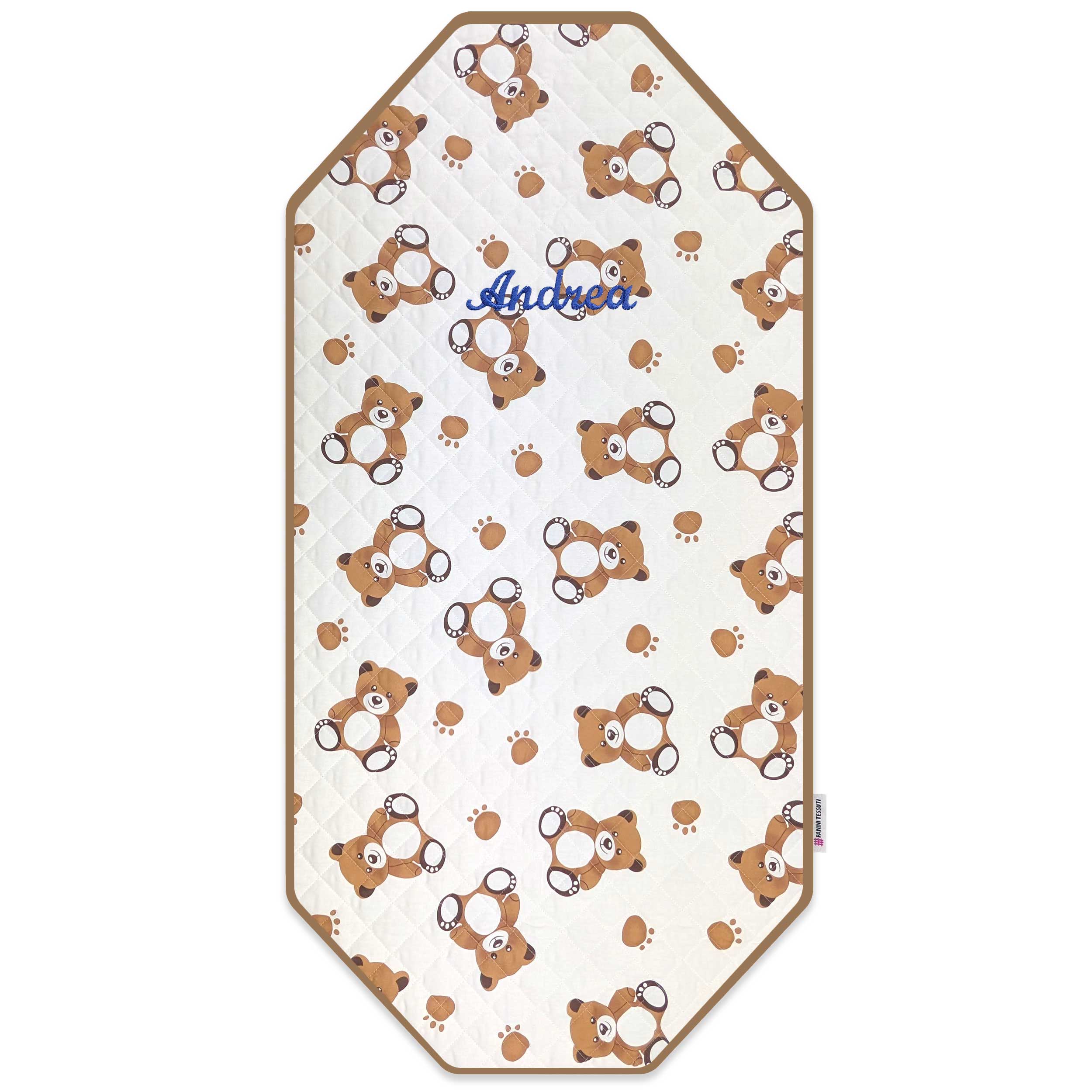 Funda Cuna Osos Fondo Blanco Image