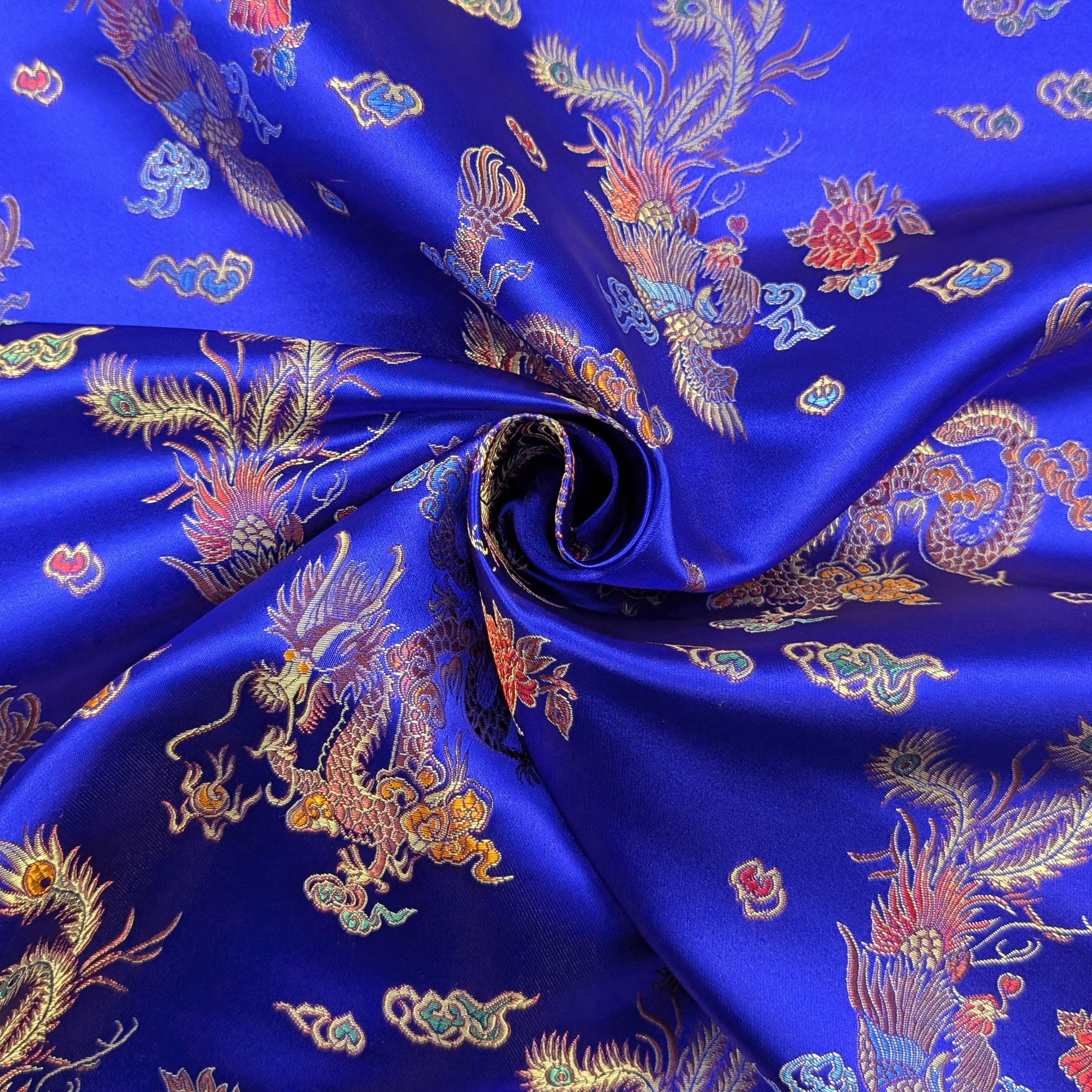 Dragón azul satinado Image
