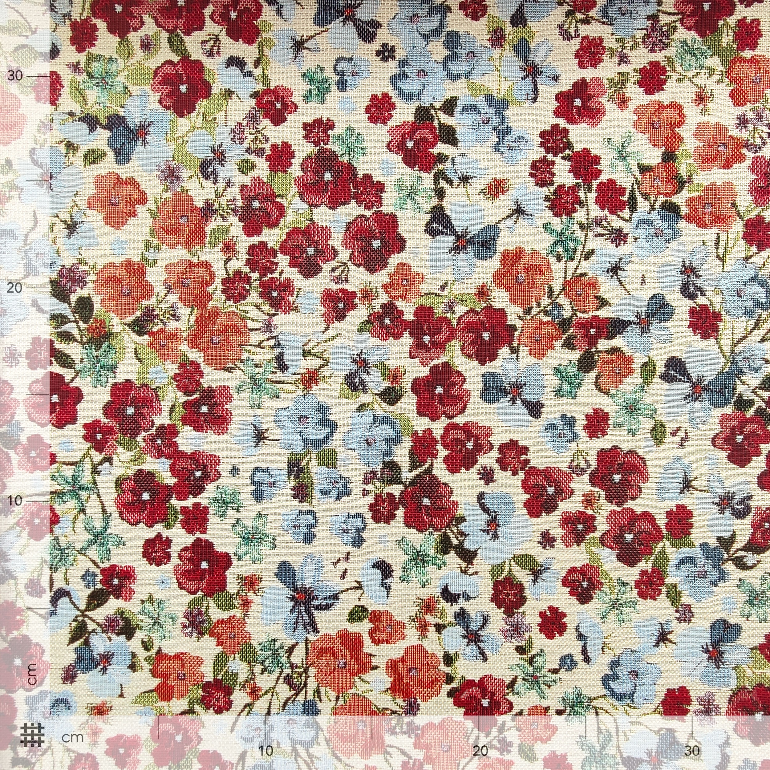 Paño de cocina Gobelin Flores de colores