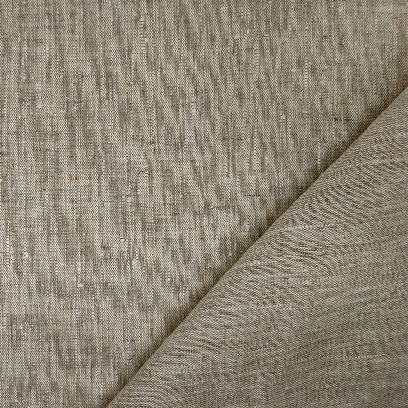 Tejido de lino natural crudo