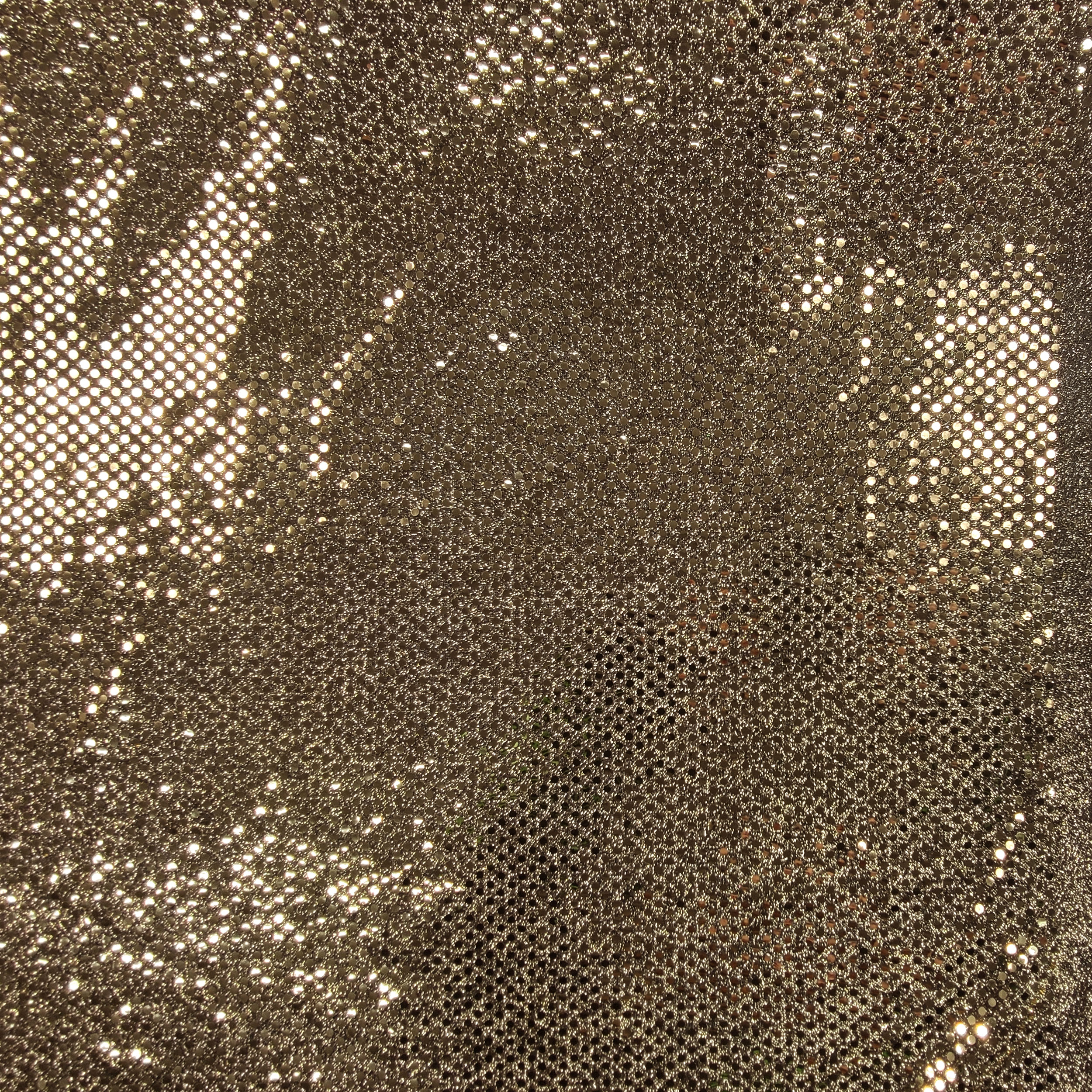 Tissu Paillettes d'or Fond noir