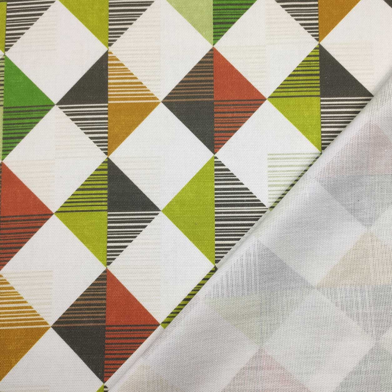 Découpage Panama à motifs Diamants colorés 100x140 cm Image