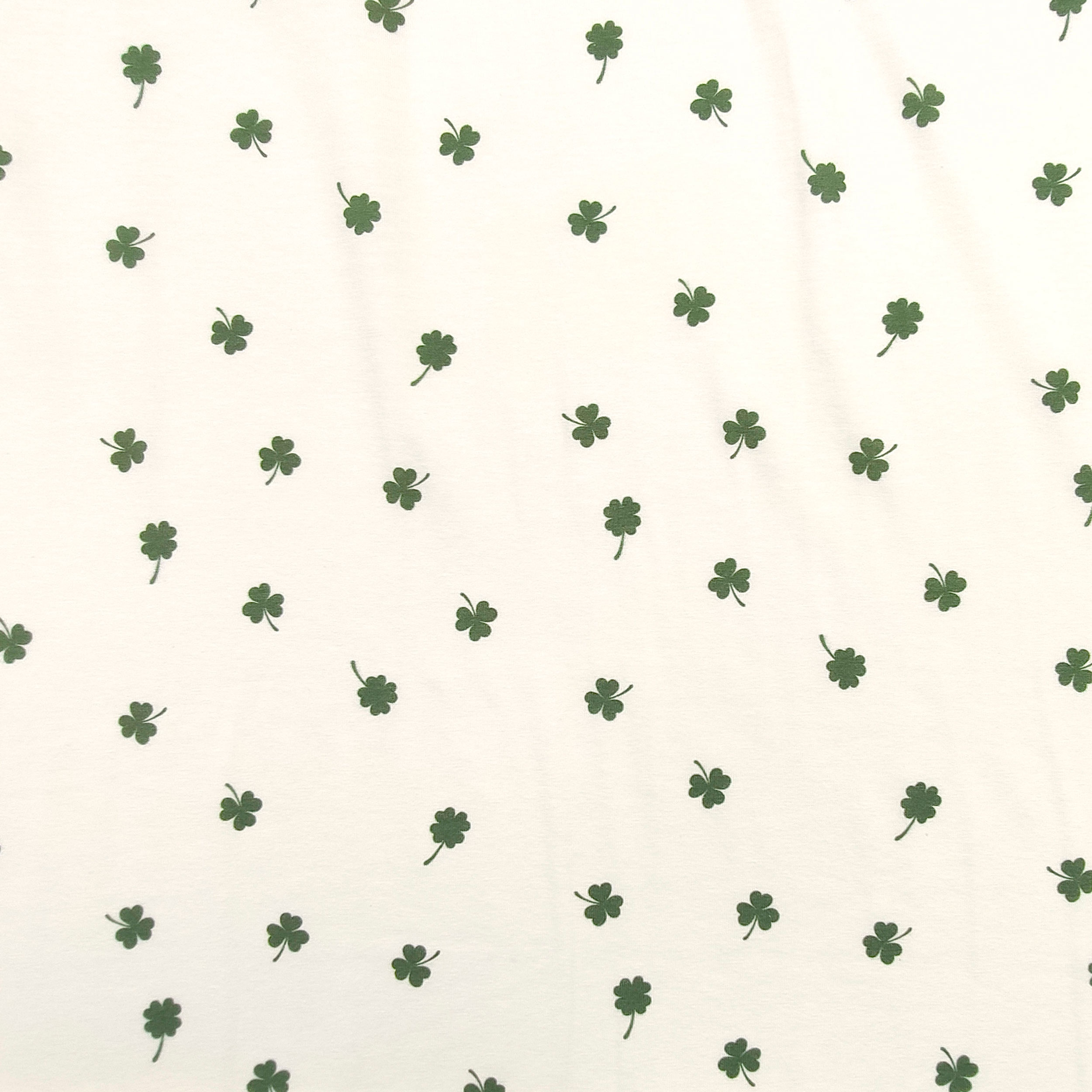 Jersey Cotton Clover Pattern Image