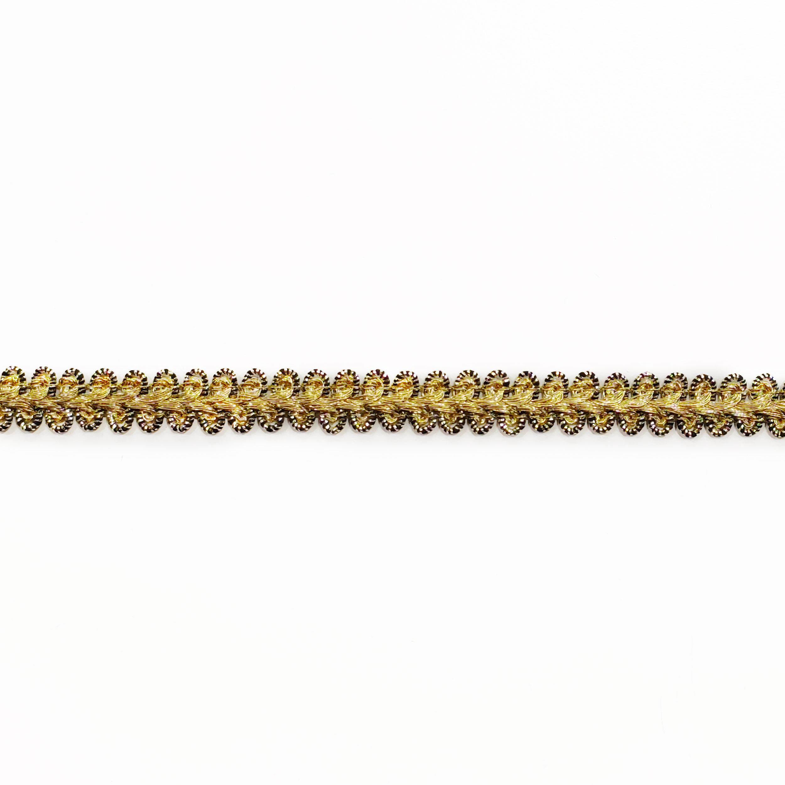 Passamaneria Lurex Ginevra Oro Nero Image