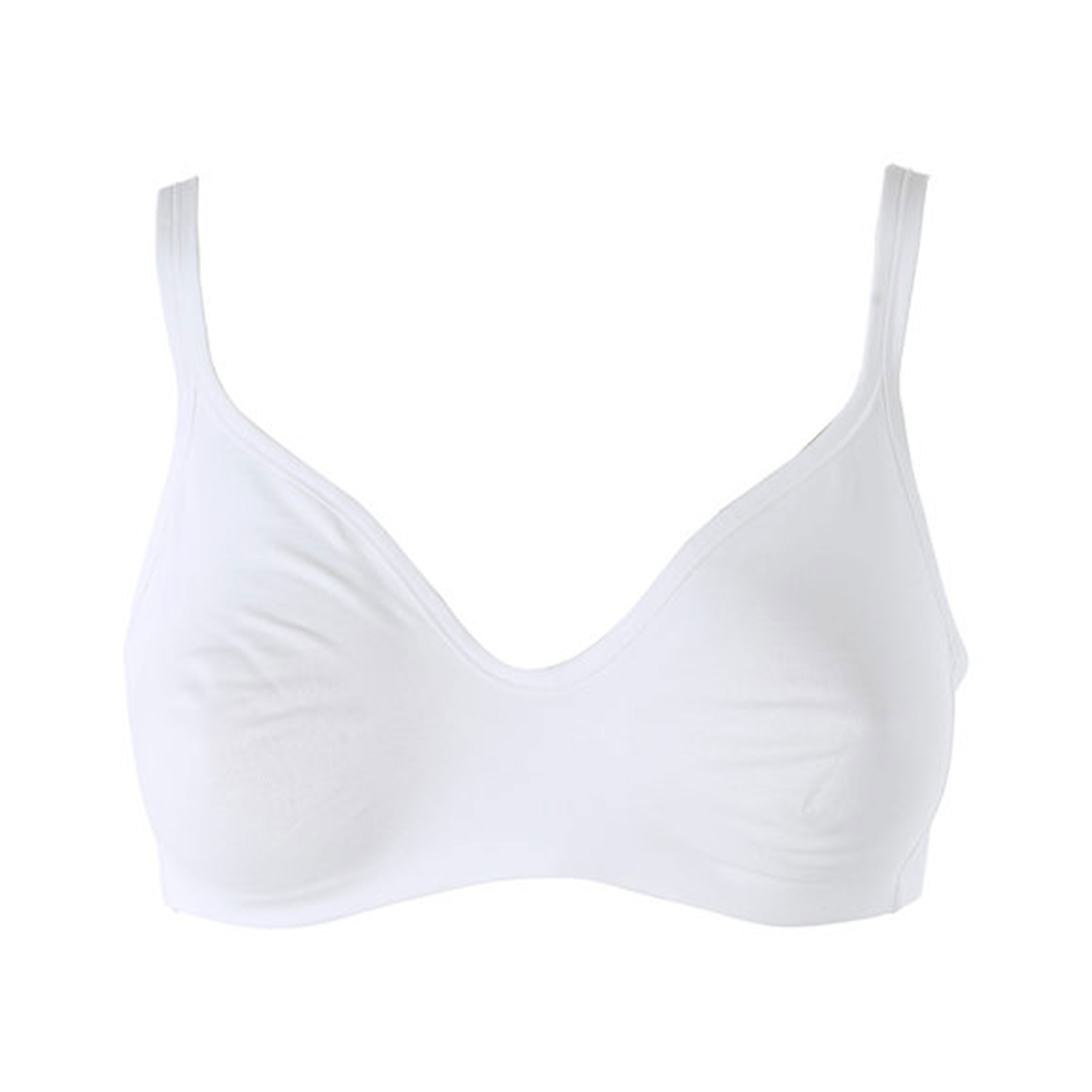 Gios Basic White Cotton Bra Image