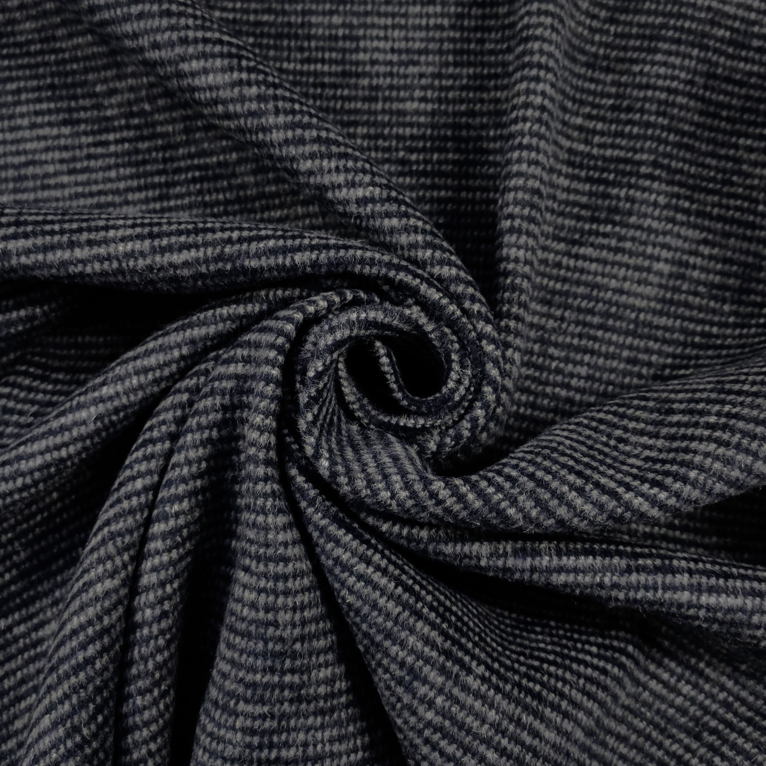Blau und Grau gemischte Baumwolle Scamp