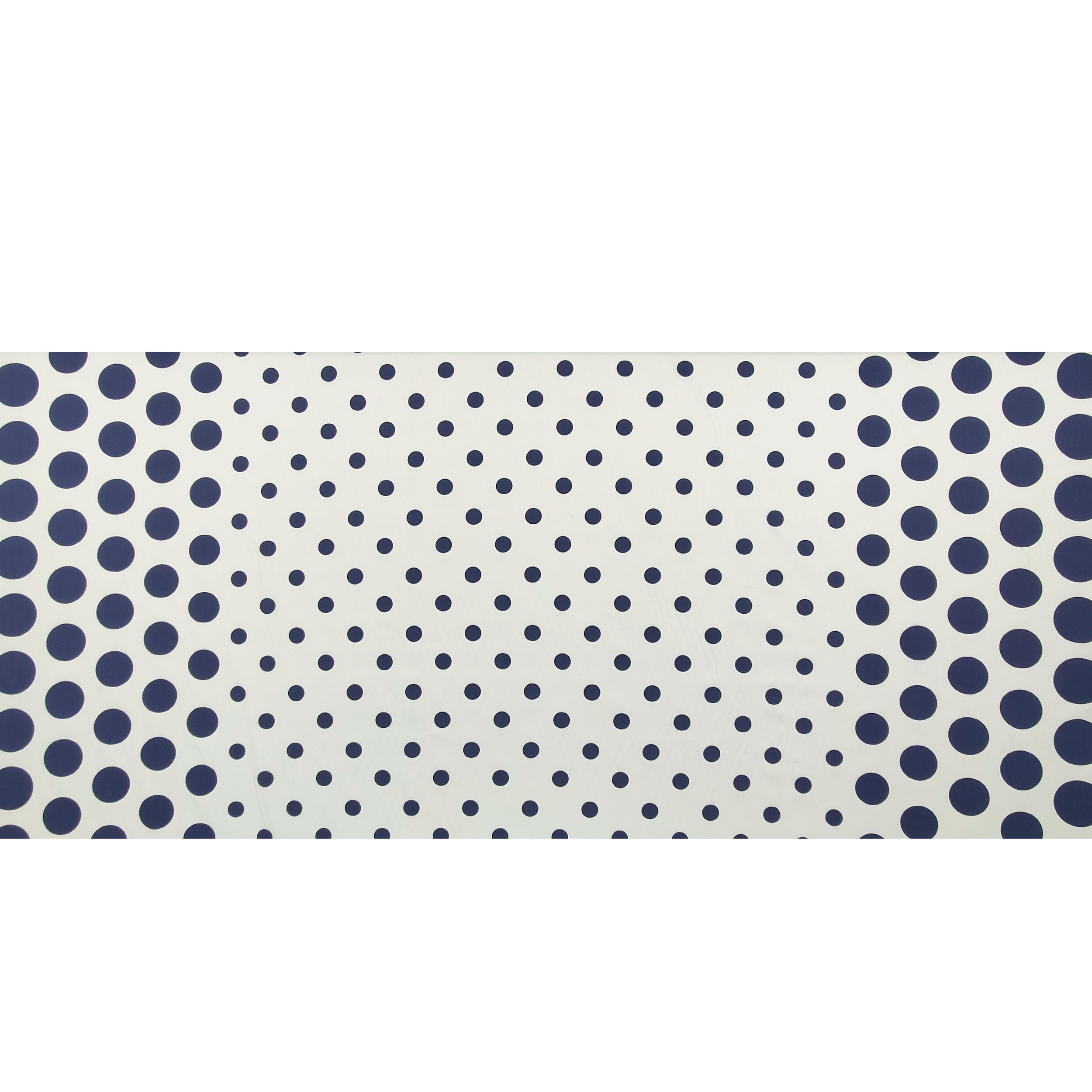 Baumwollsatin Große und kleine Polka Dots Hellblauer Hintergrund