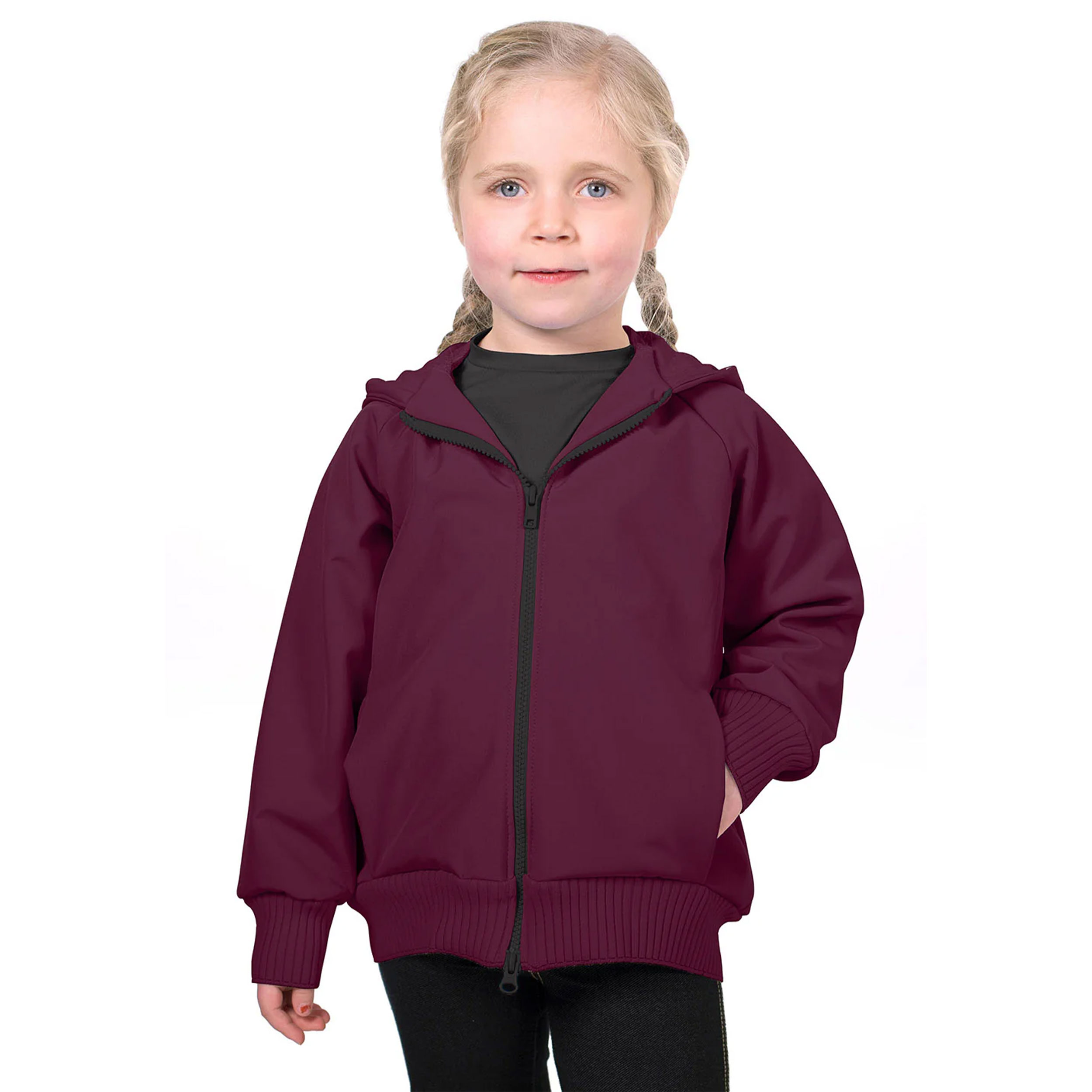 Wine Red Softshell Water Repellent Fabric