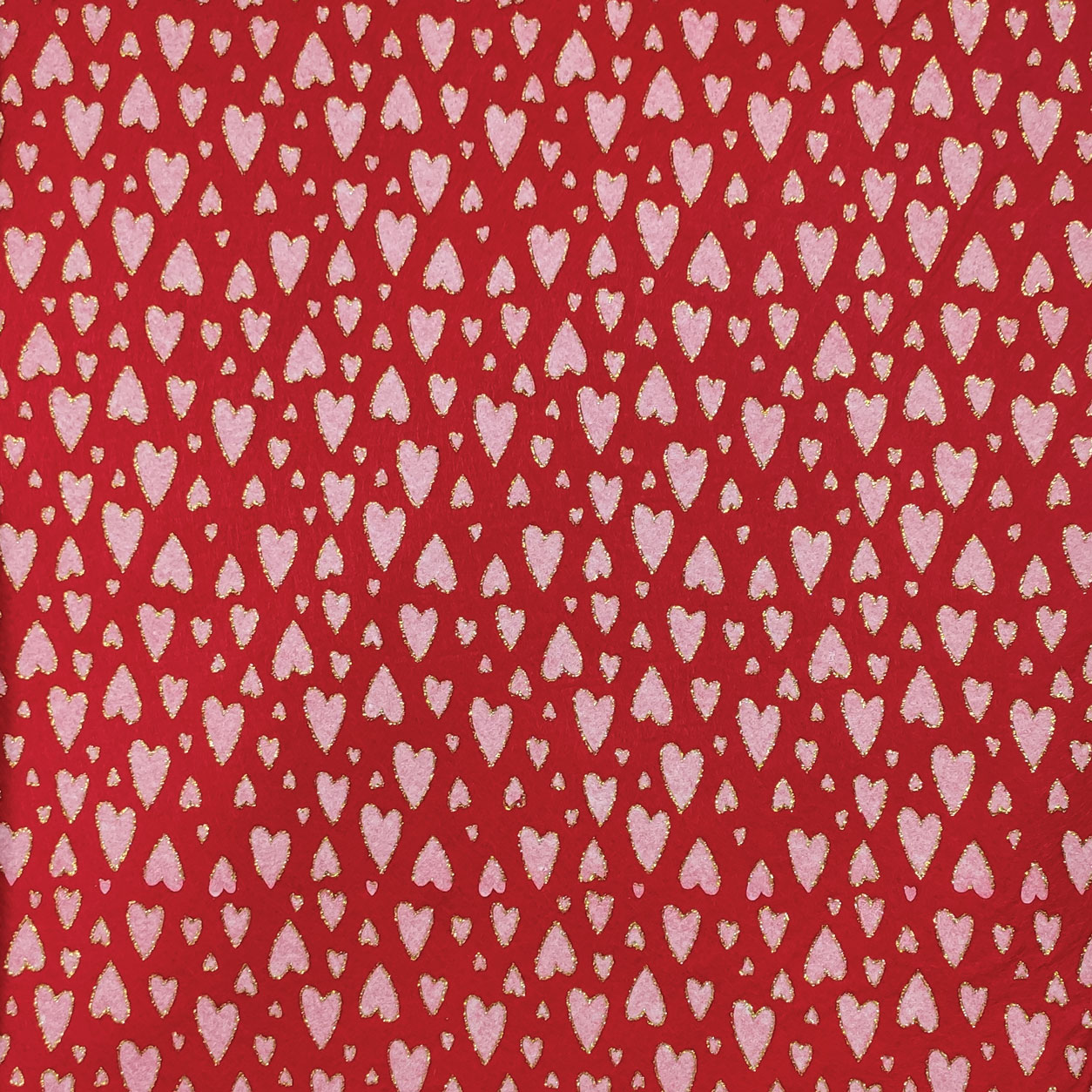 Pannolenci Glittered Rot Weiß Herzen