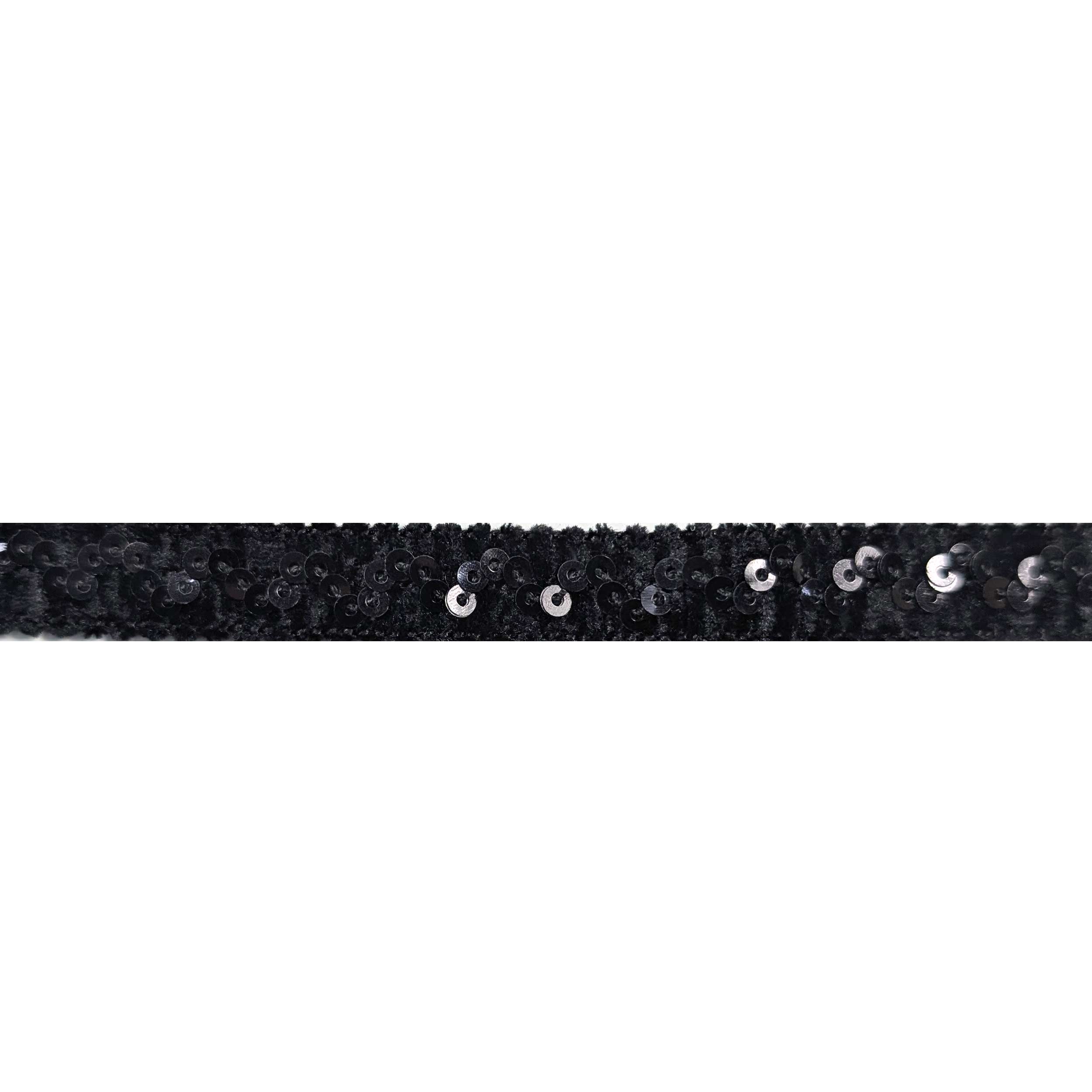 Black Trimmings with Sequins Image
