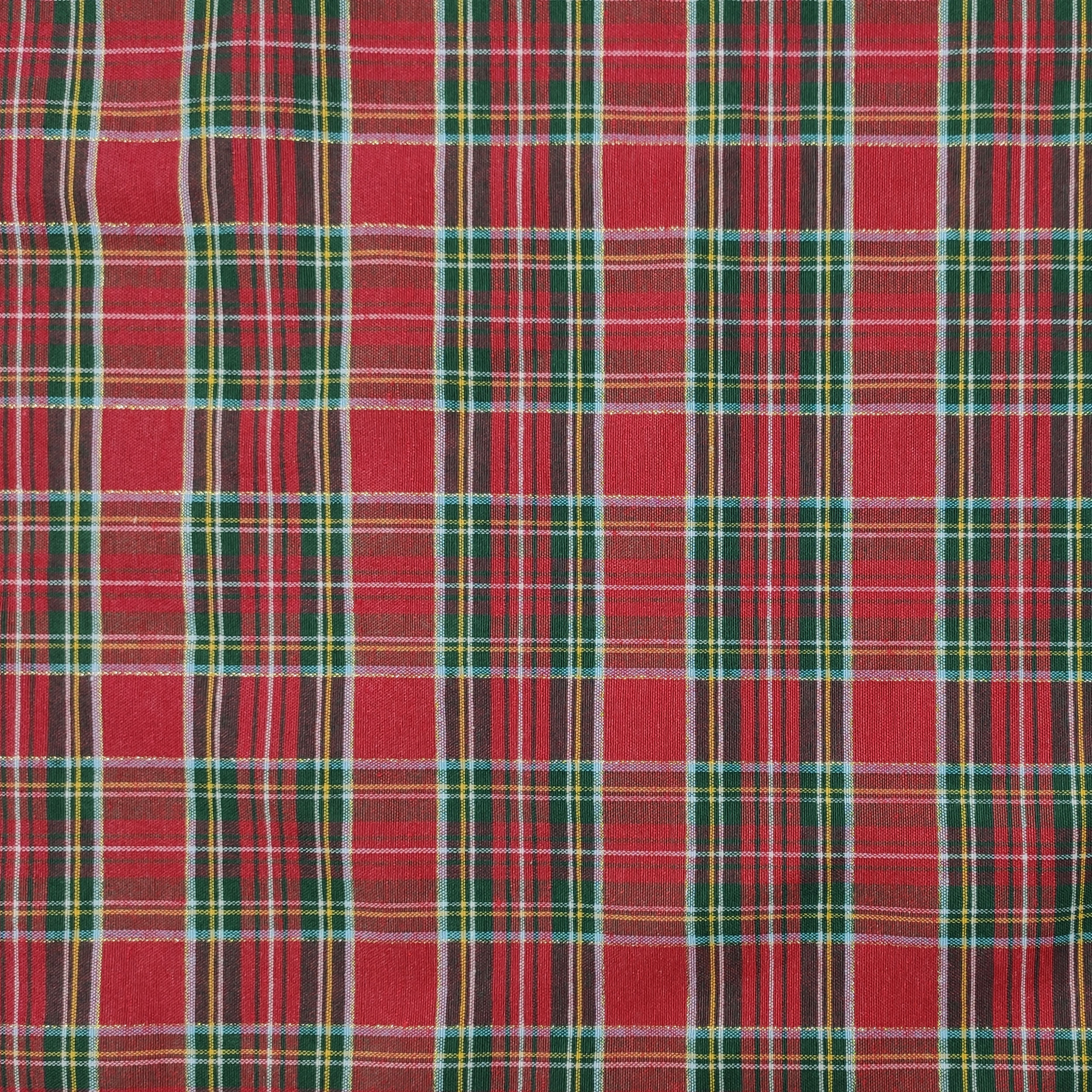 Panini Fabrics Nappe écossaise en Lurex