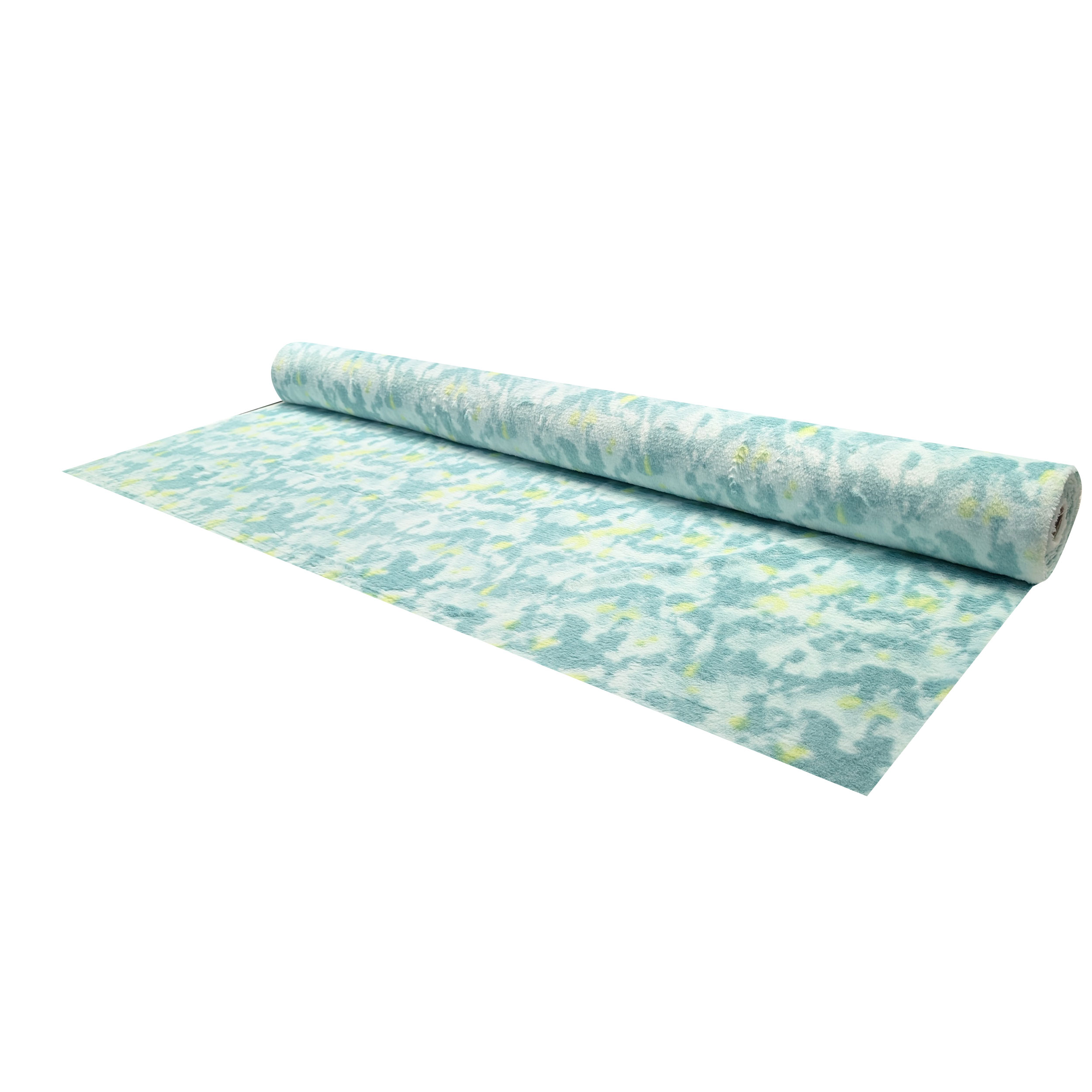 Abstract Aqua Green Fur Image