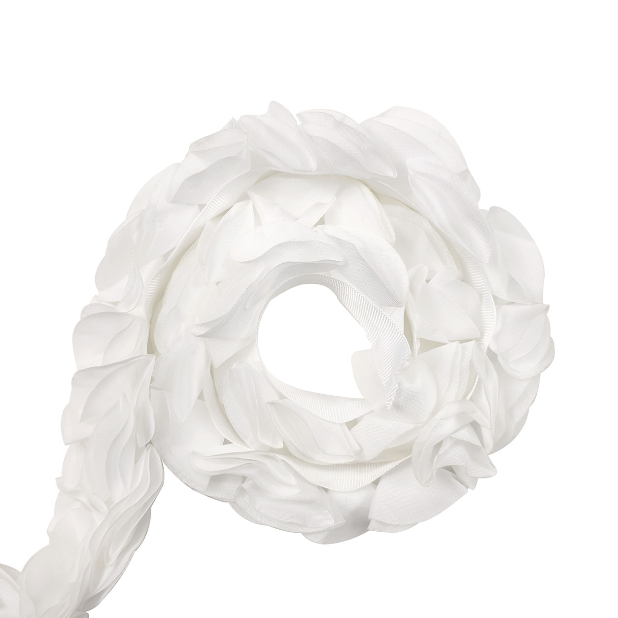 Passementerie Pétales d'organza blanc Image