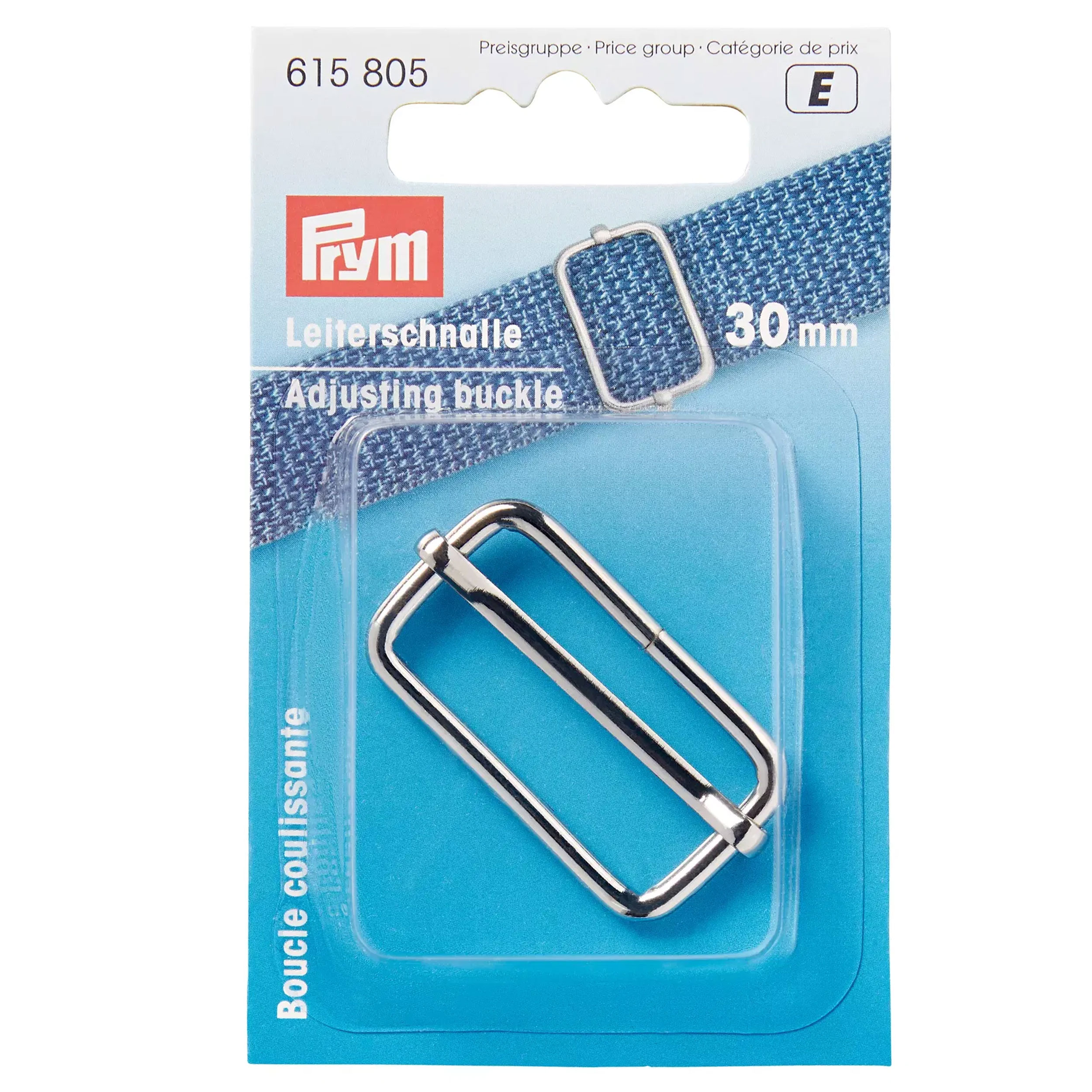 Adjusting buckle Silver 30 mm Prym Image