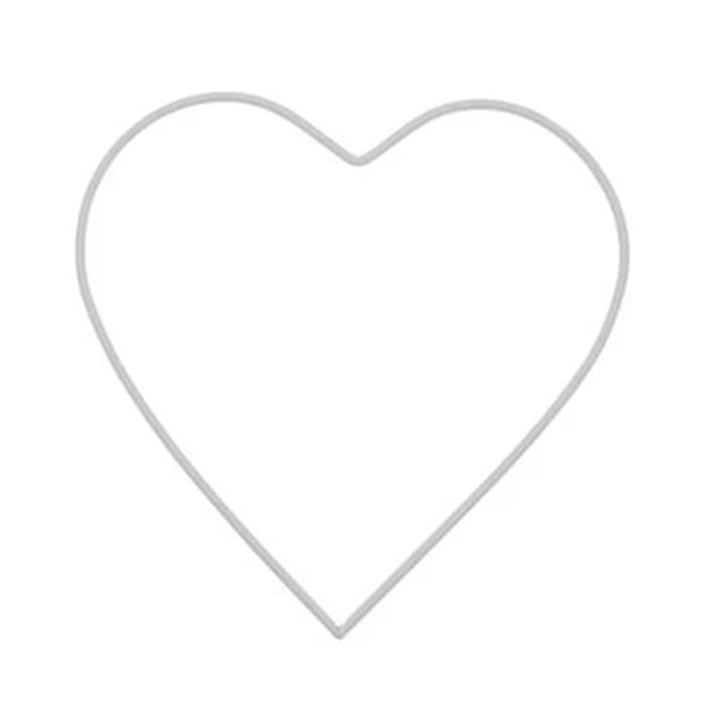 Coeur en métal pour les créations faites à la main Image