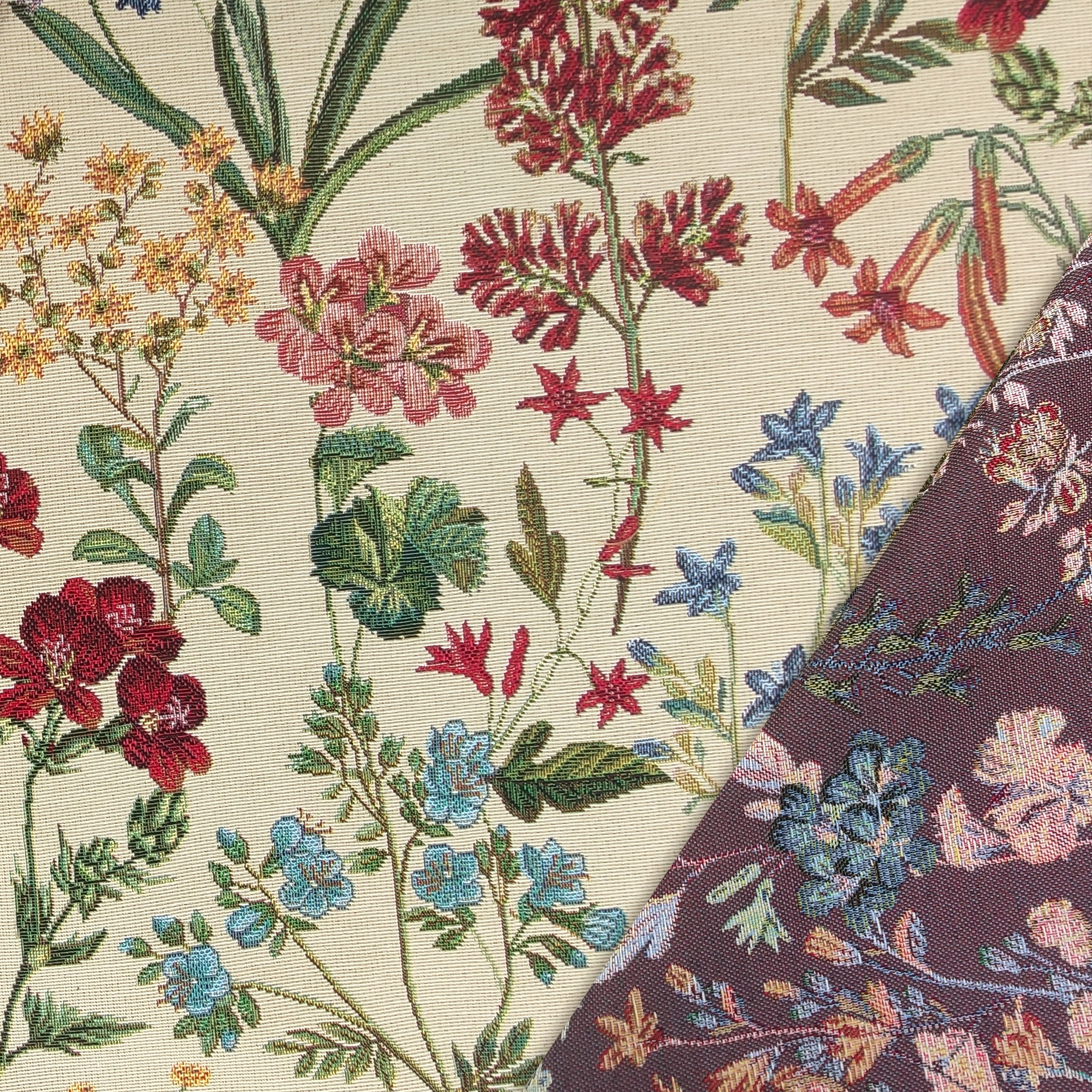 Tela Gobelin Campo de flores de colores