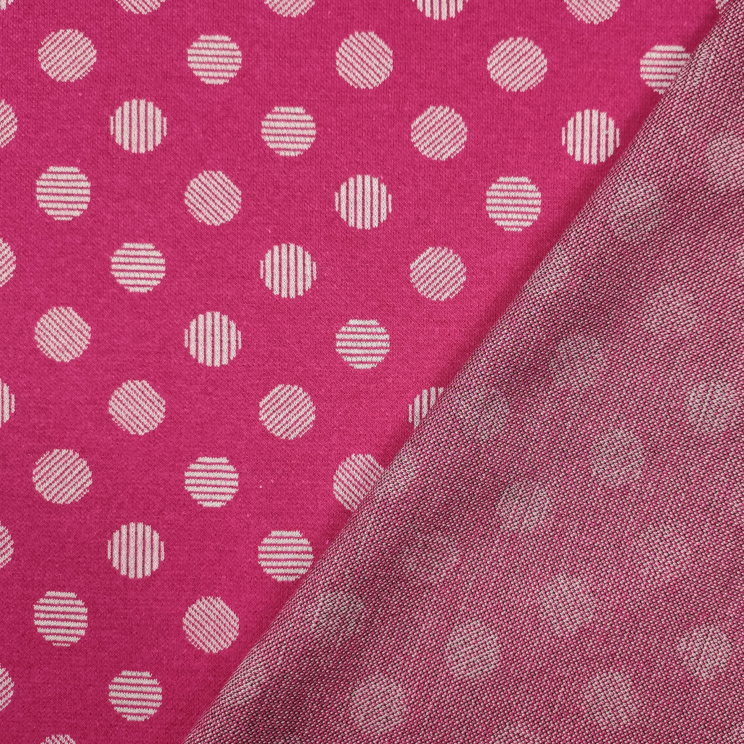 Punto Milano Fond abstrait à pois Fuxia Image