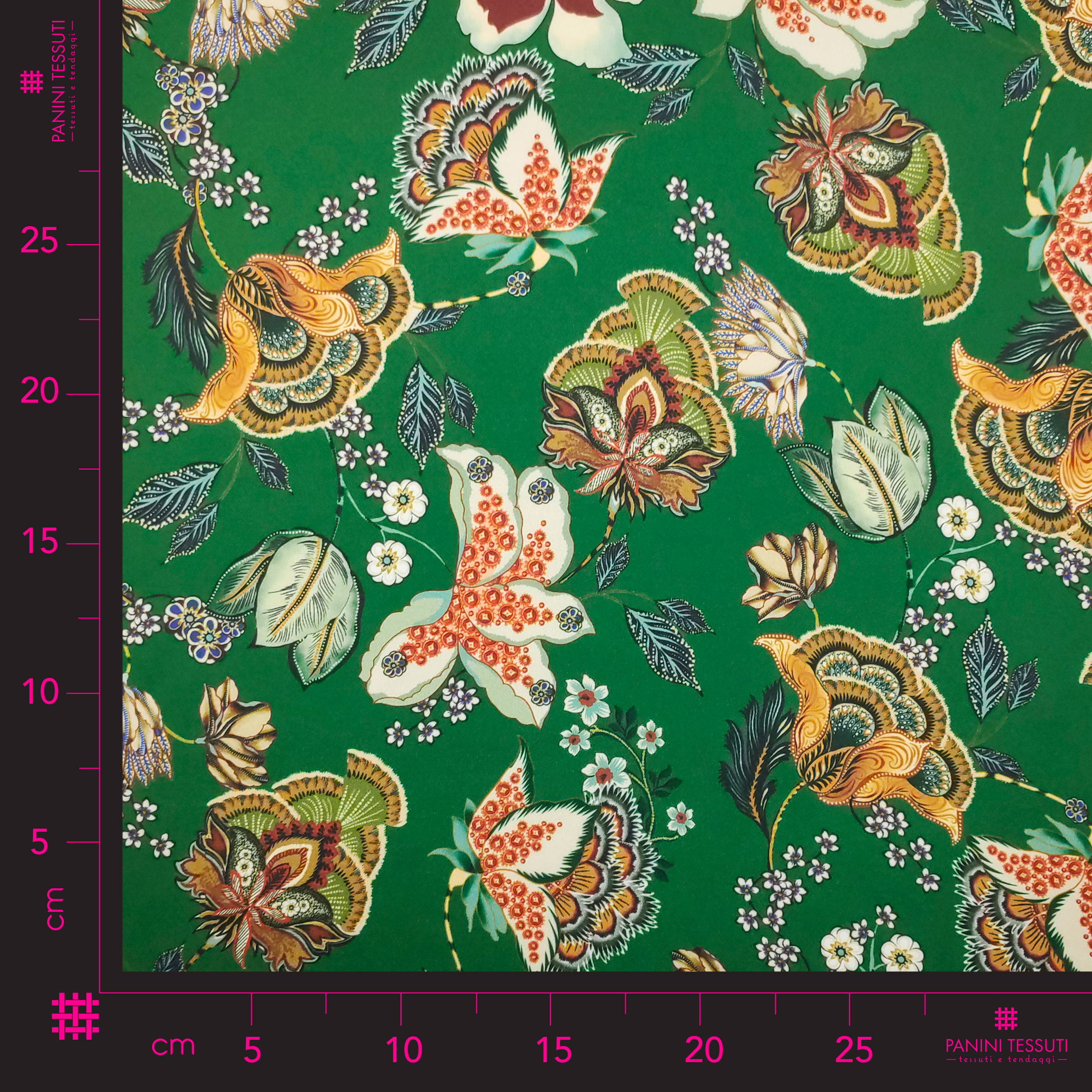 Ensemble de satin Cady Flower Abstract Fashion Image