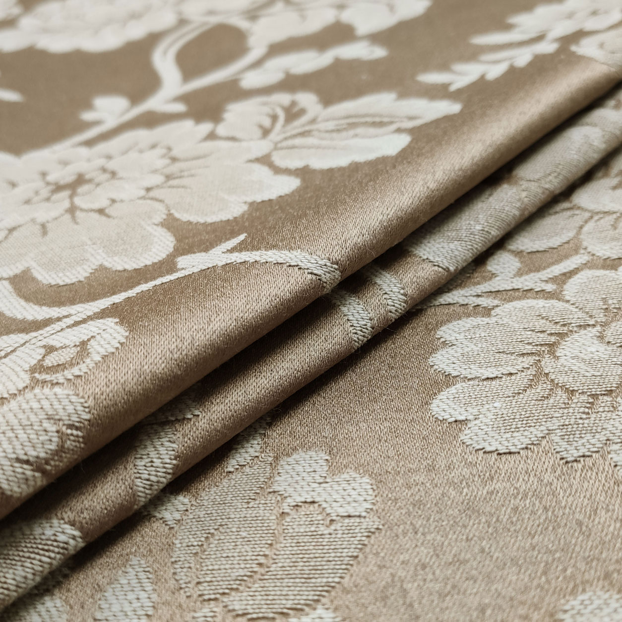 Tissu d'ameublement Vintage Damask Tortora Image