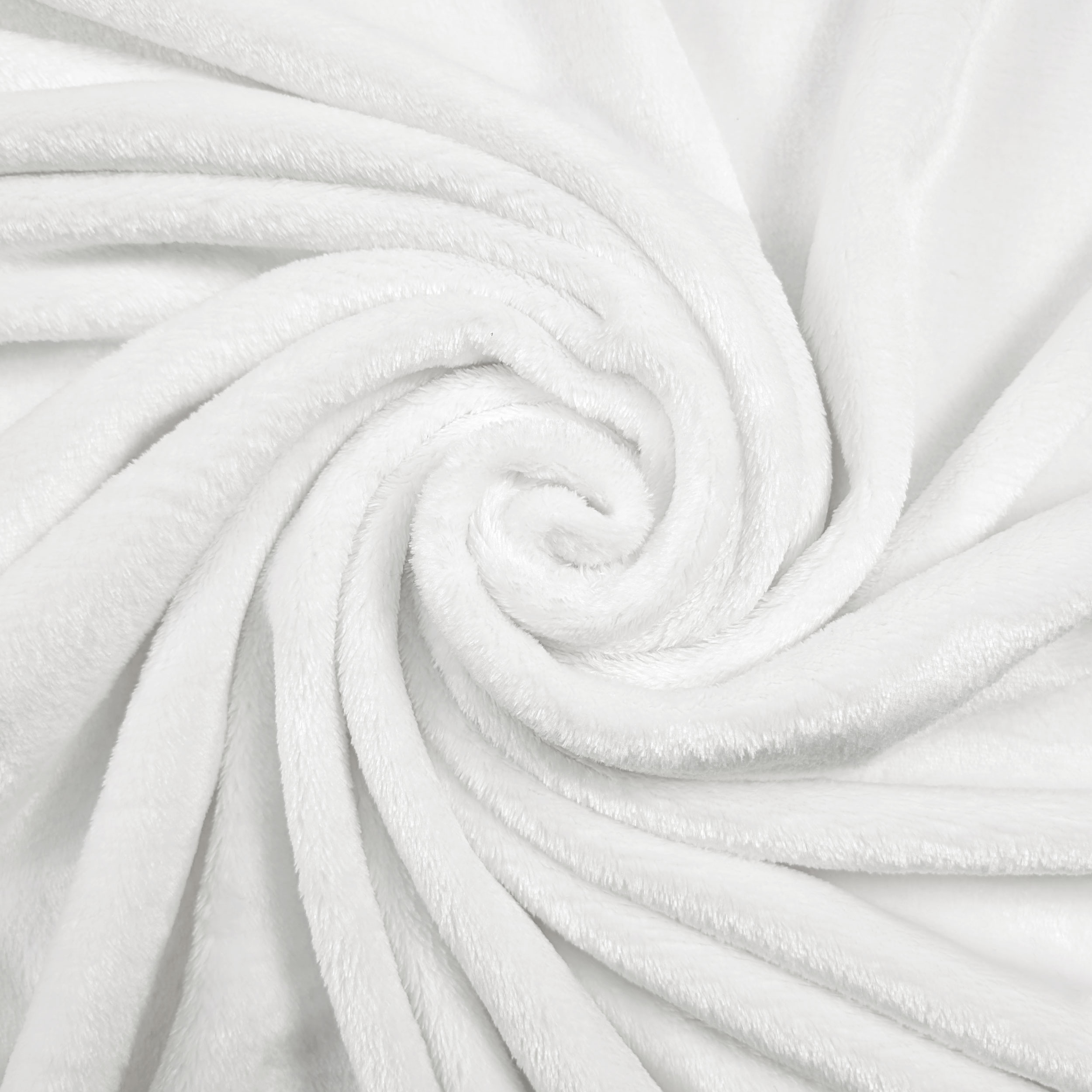 Plain Plush Fleece Fabric Image