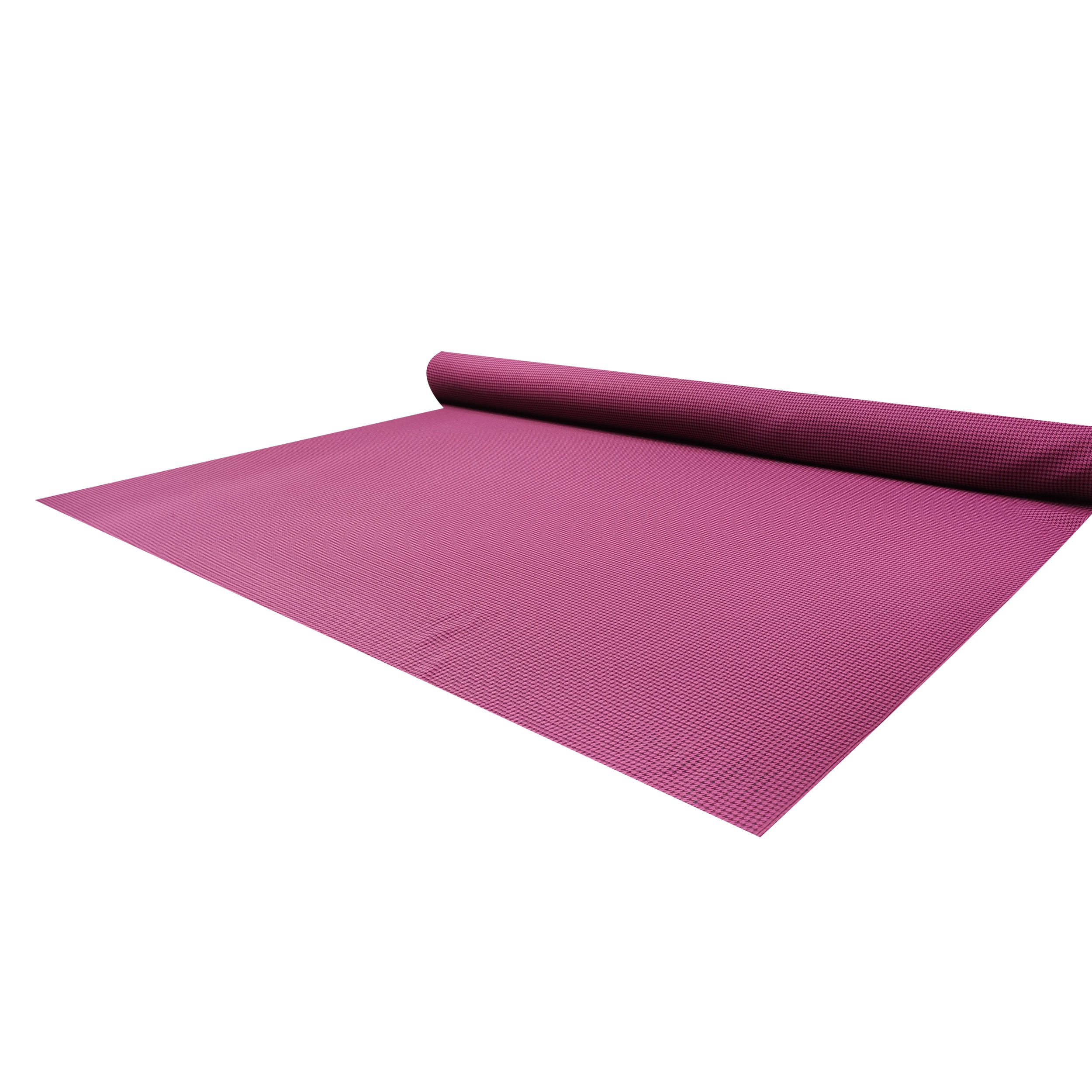 Tissu Pied de Poule Fond noir Magenta