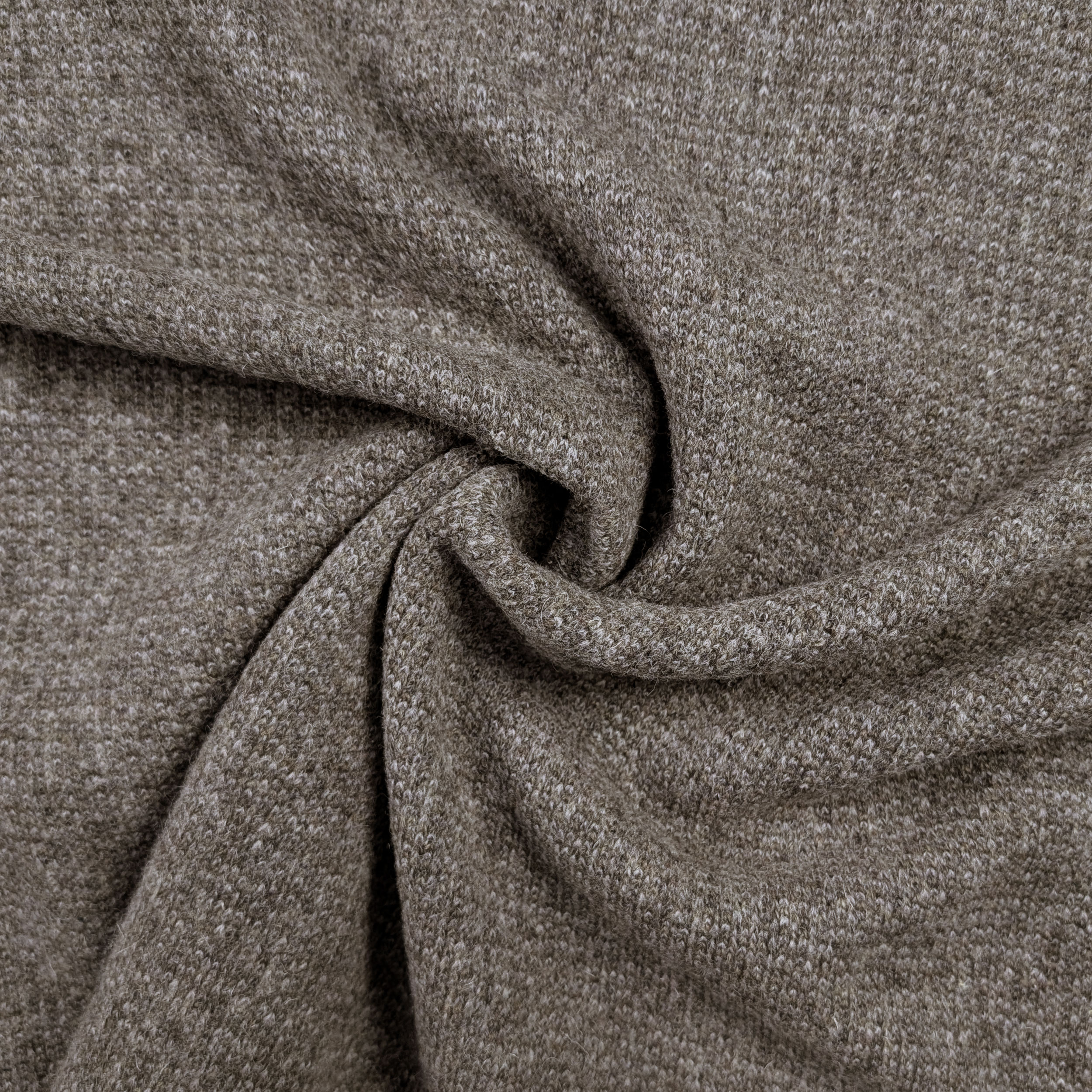 Melange Grey Mixed Wool Cloth Image