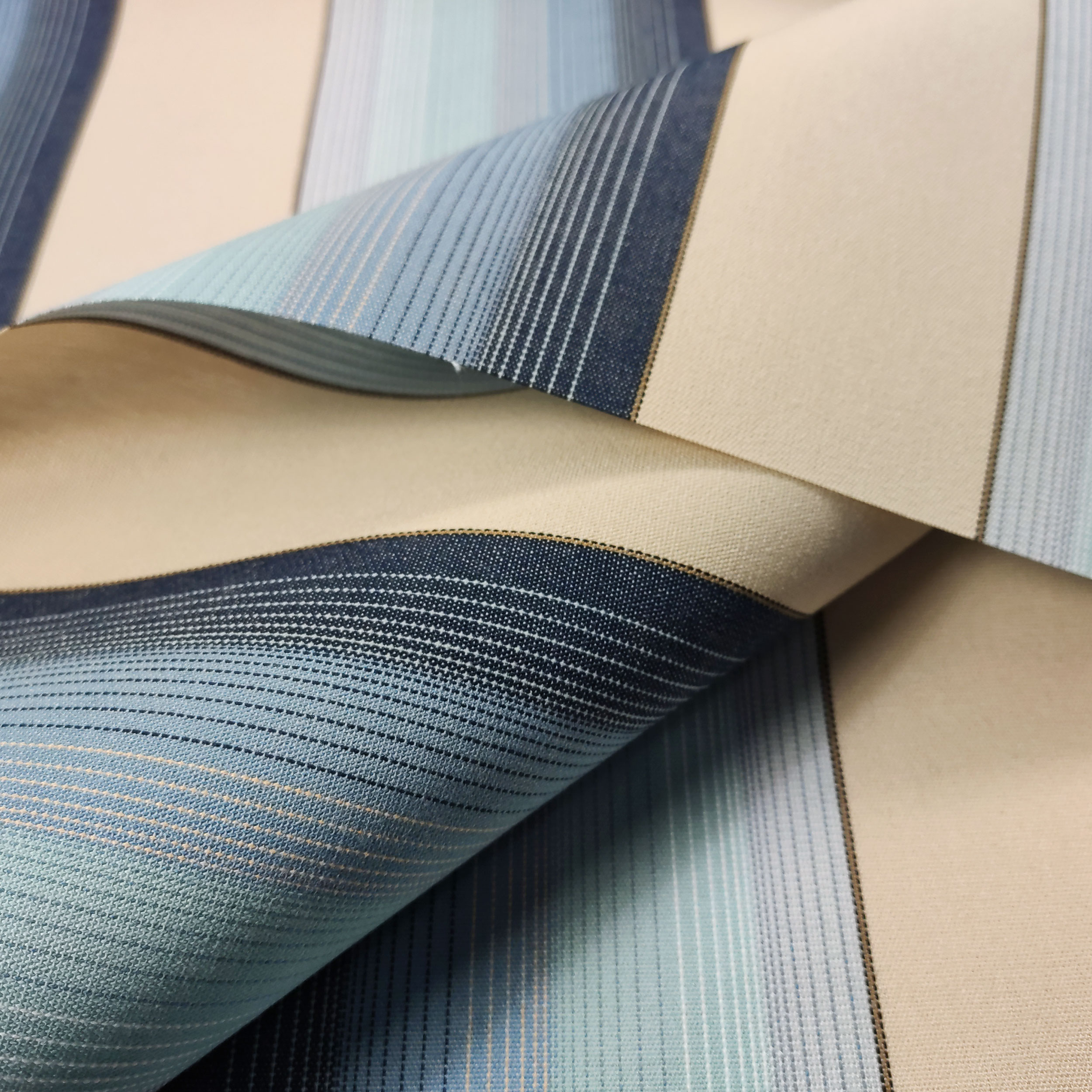 Awning Gradient Stripes Canvas Image