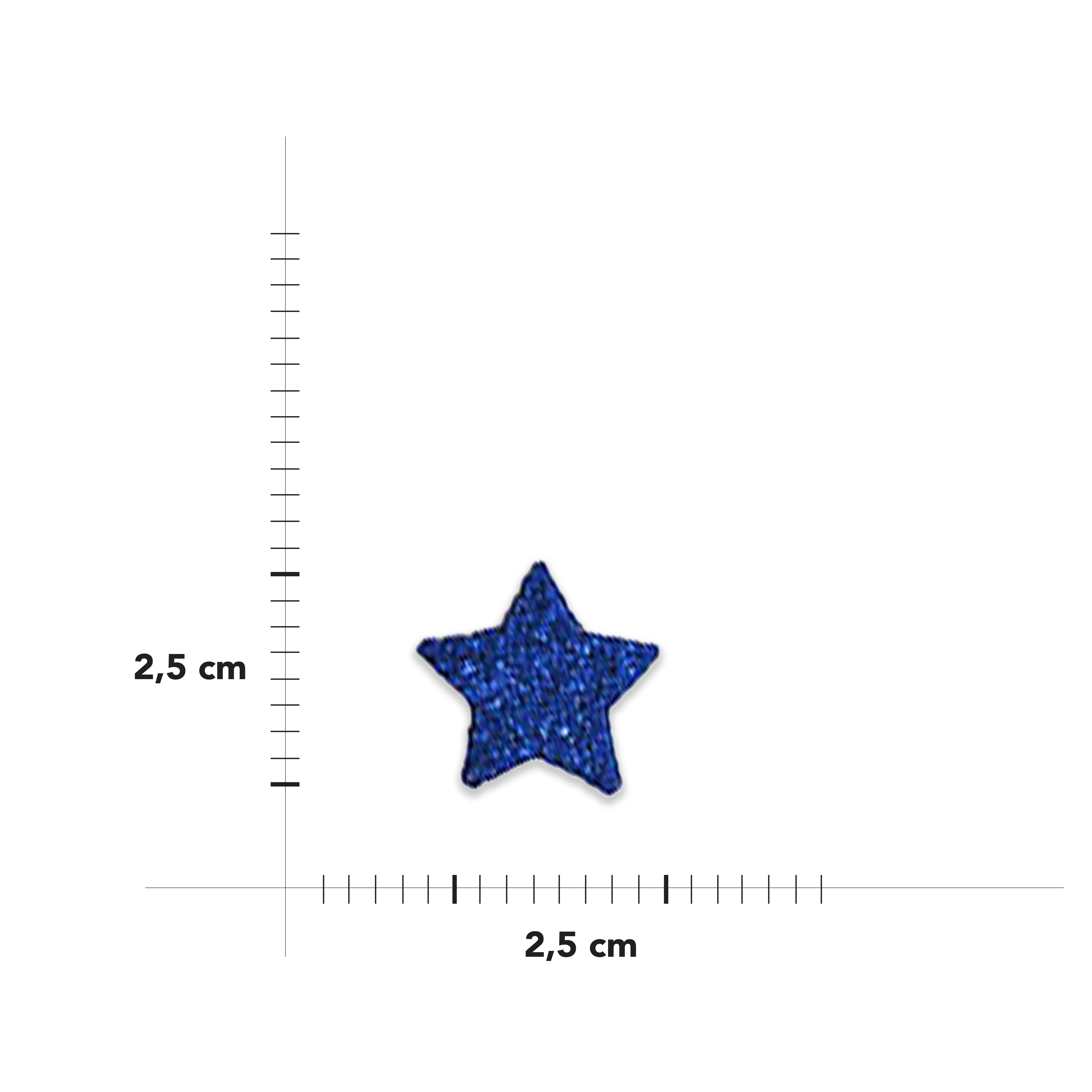Thermoadhesive application Star Glitter Image