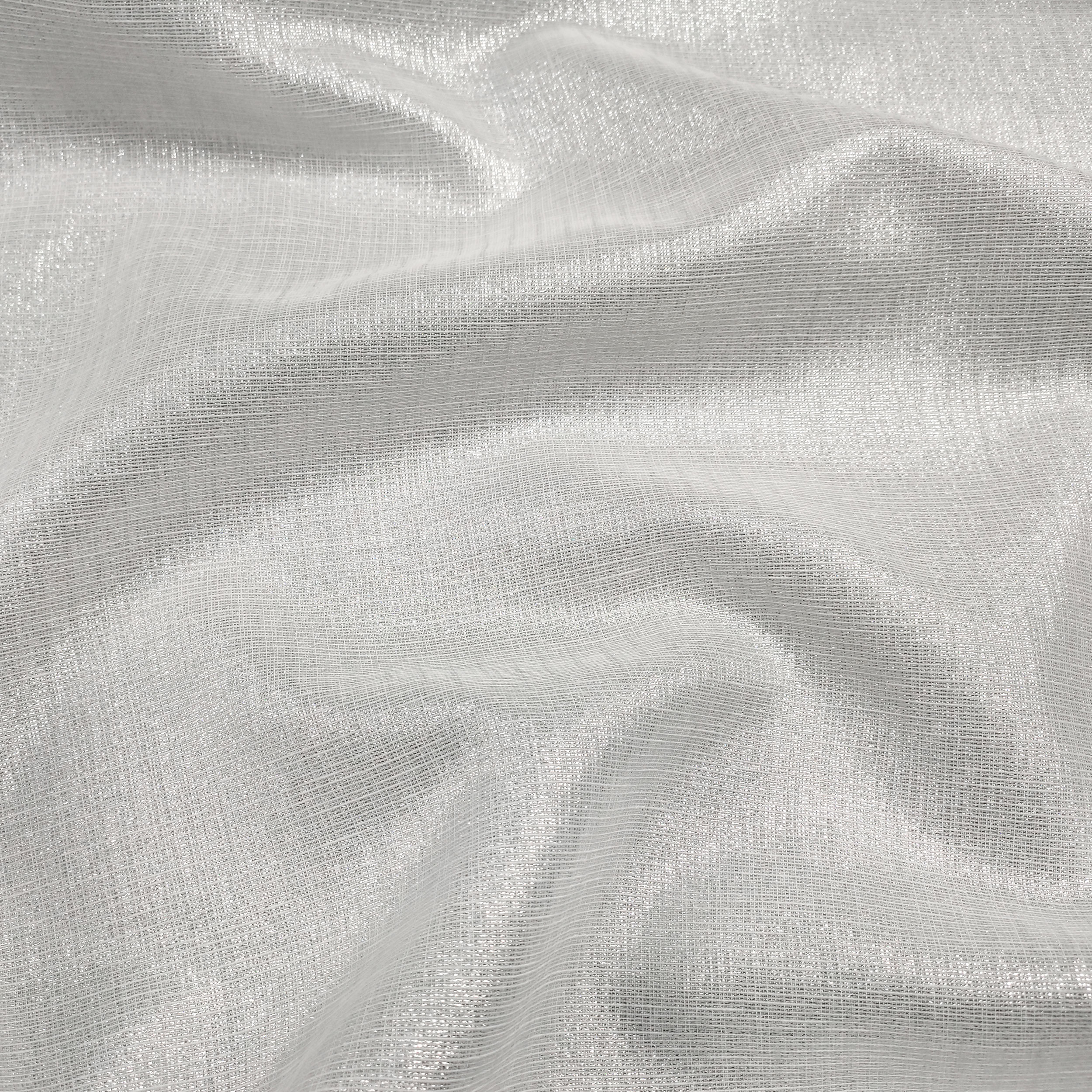 Tissu Lurex argenté