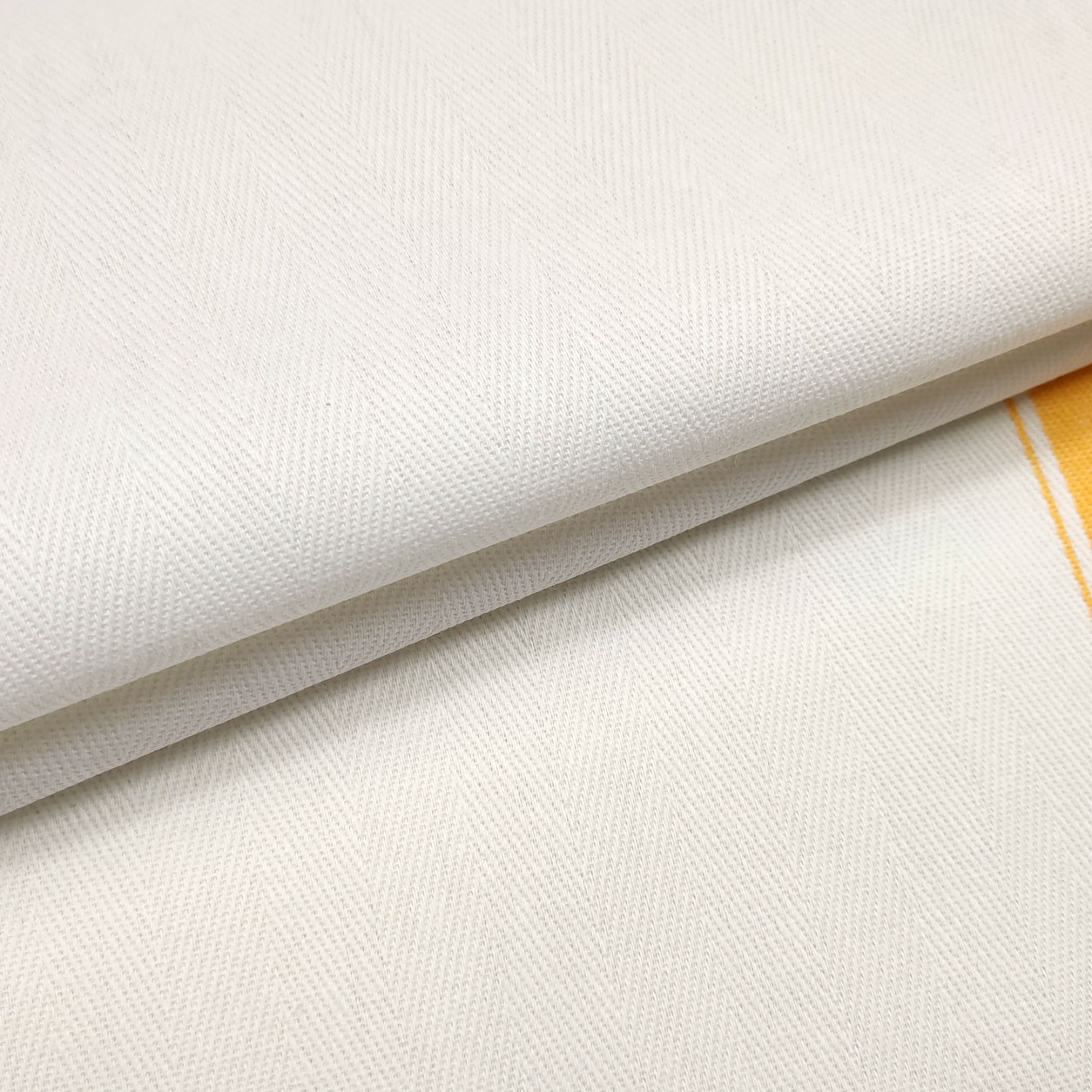 Cutout Fabric for Dishcloths Double Wide Edge Yellow 50x55 cm