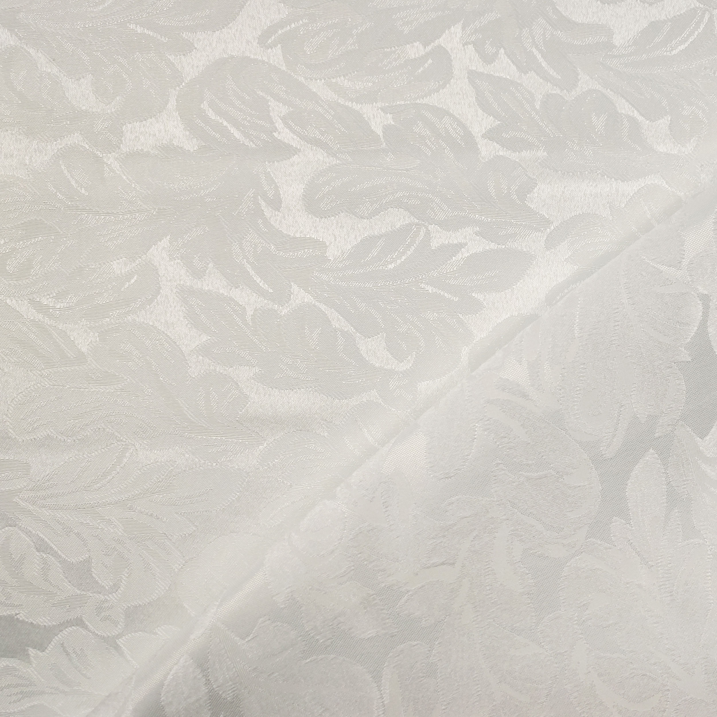 Tissu damassé blanc Image