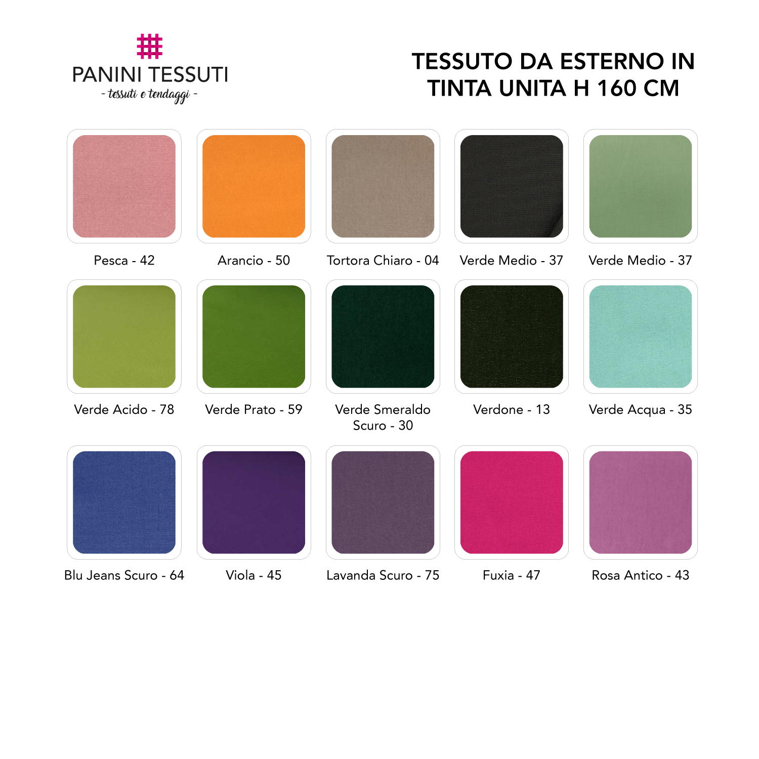 Tissu d'extérieur de couleur unie H 160 cm Image