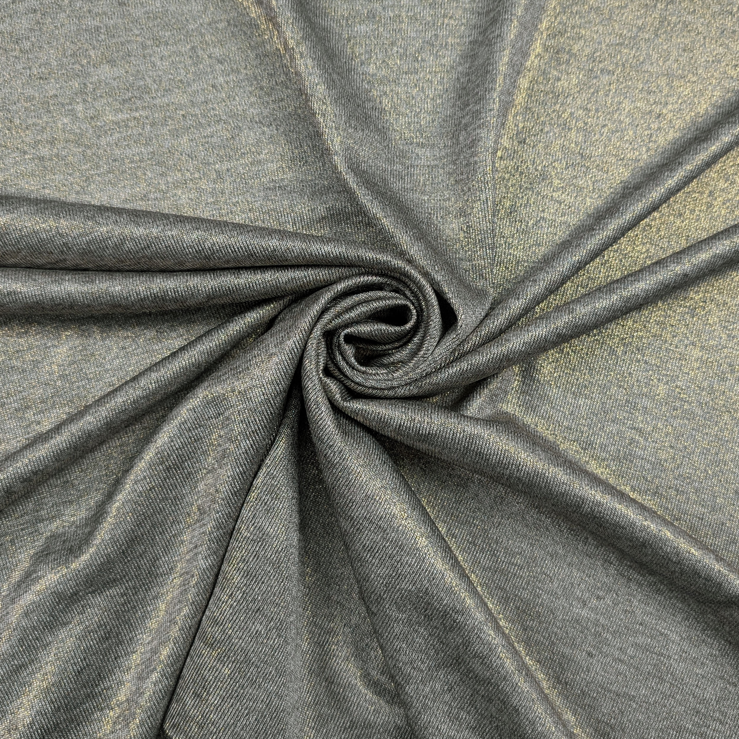 Grey Jersey Coated Lurex Gold Image
