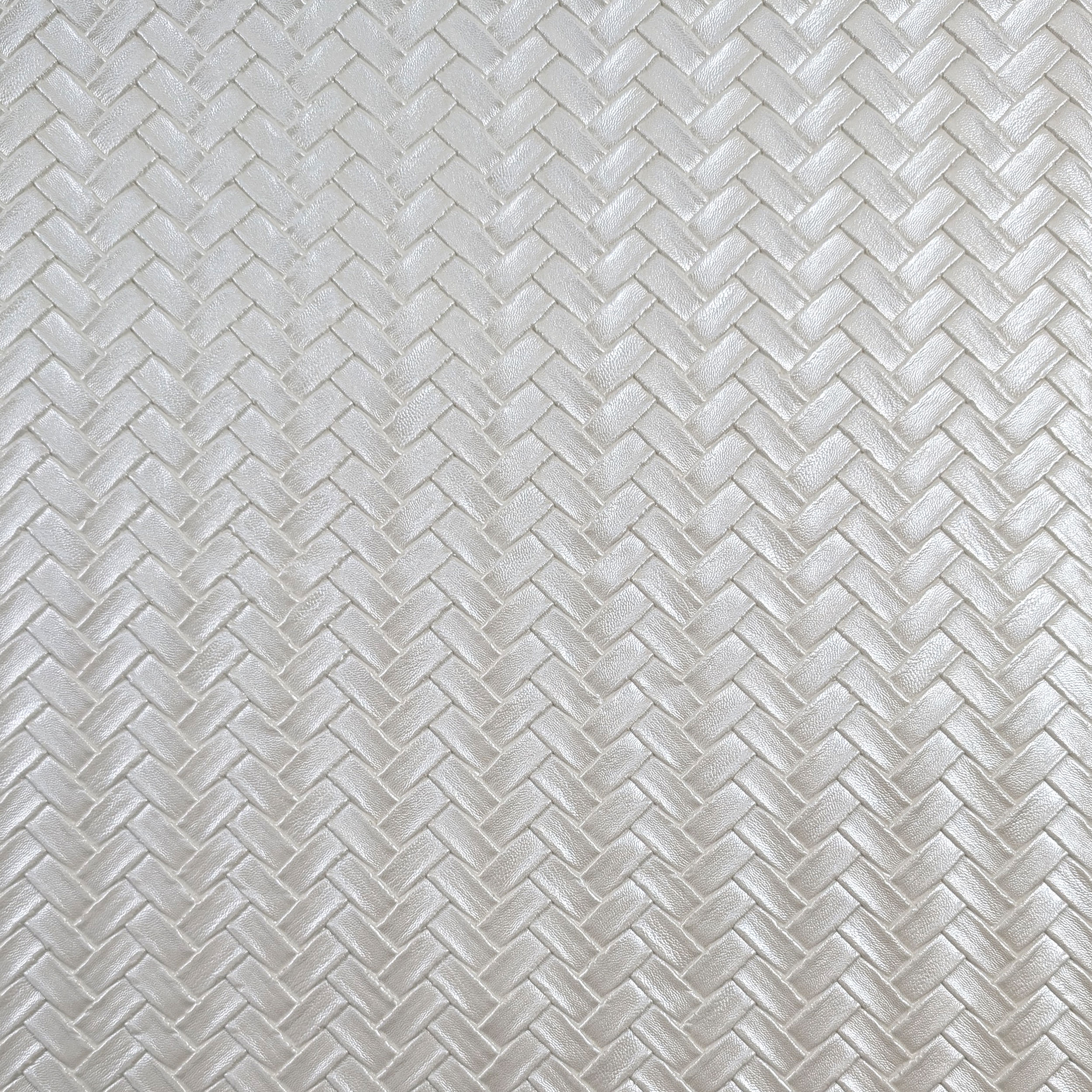 Upholstery Woven Faux Leather - Black Image