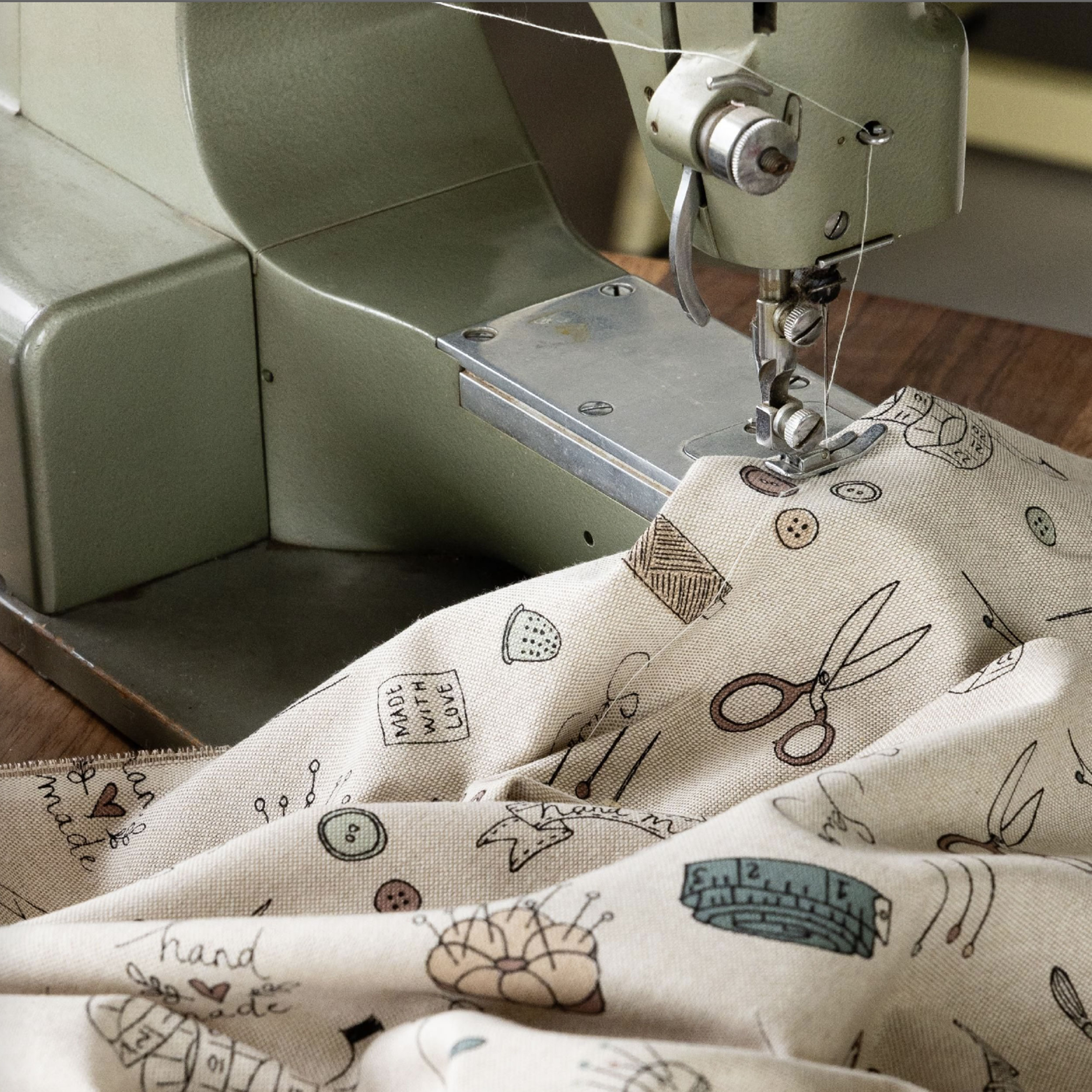 Tejido de Panamá Sastrería estampada
