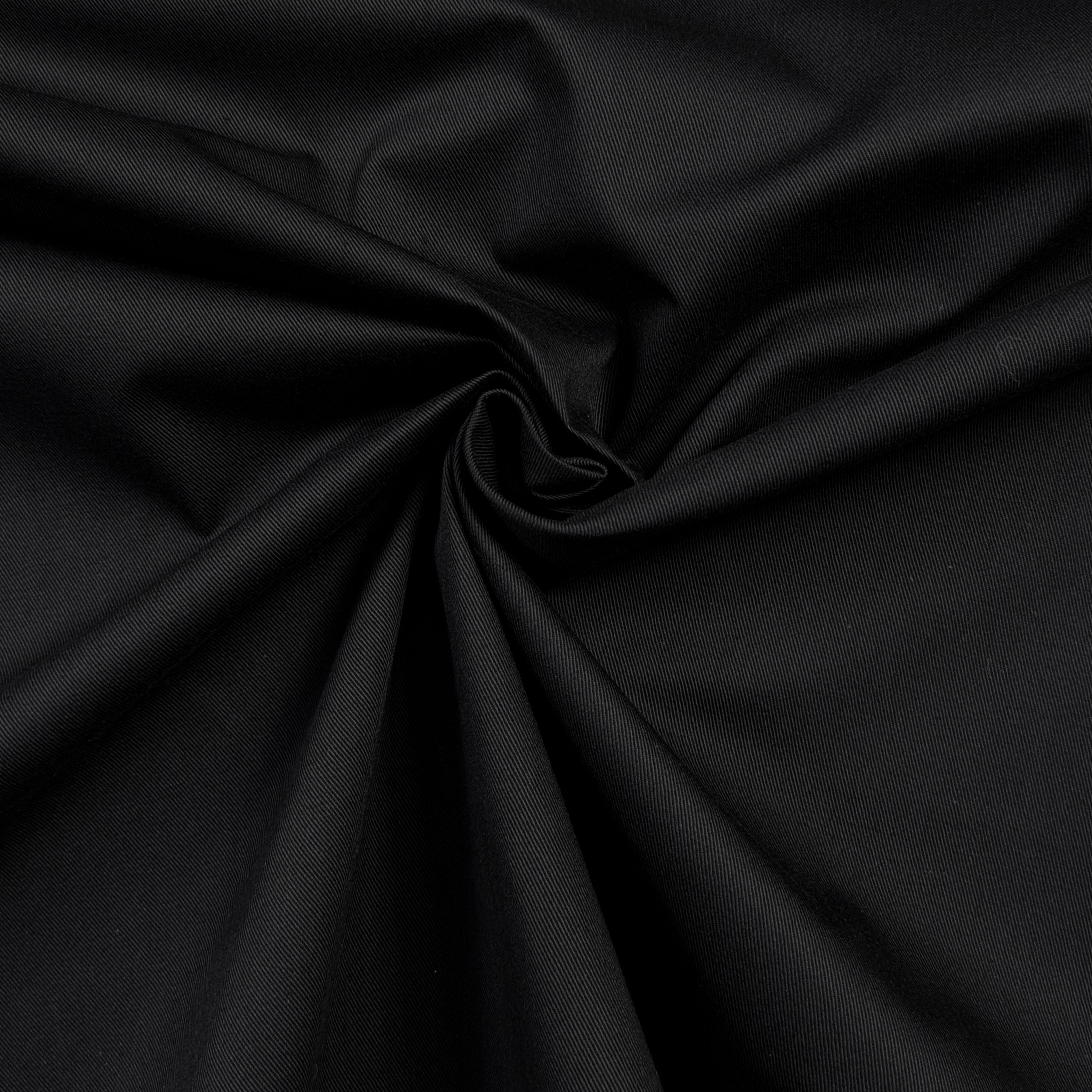 Black Cotton Drill for Bags Image