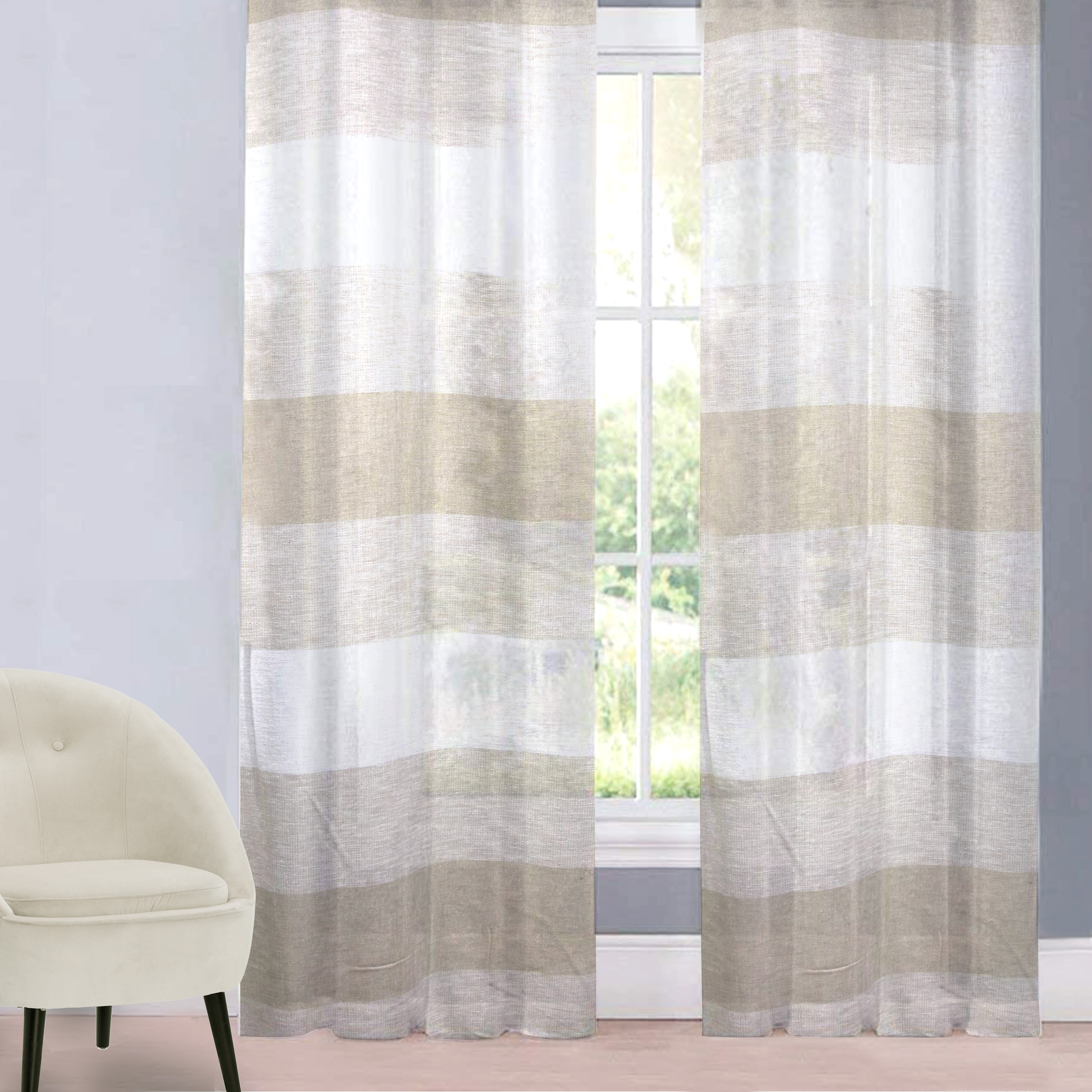 Tessuto Tenda Righe Lucy Image