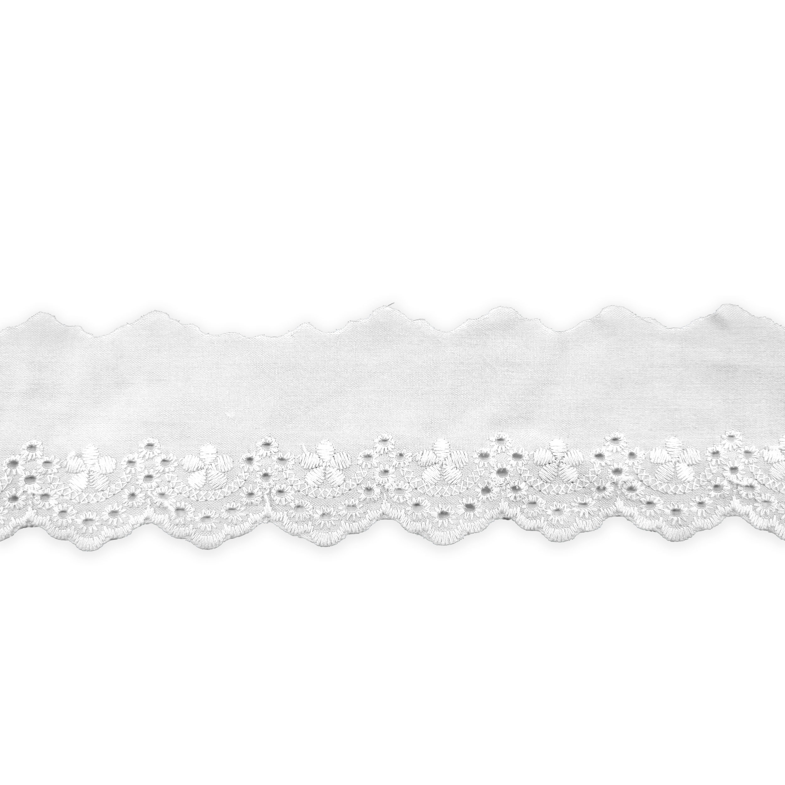 Sangallo Border Prym Floral White