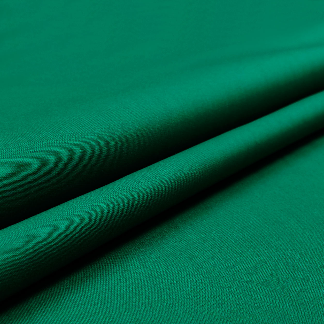 Ritaglio Misto Cotone per Abbigliamento Verde Scuro 100x150 cm Image