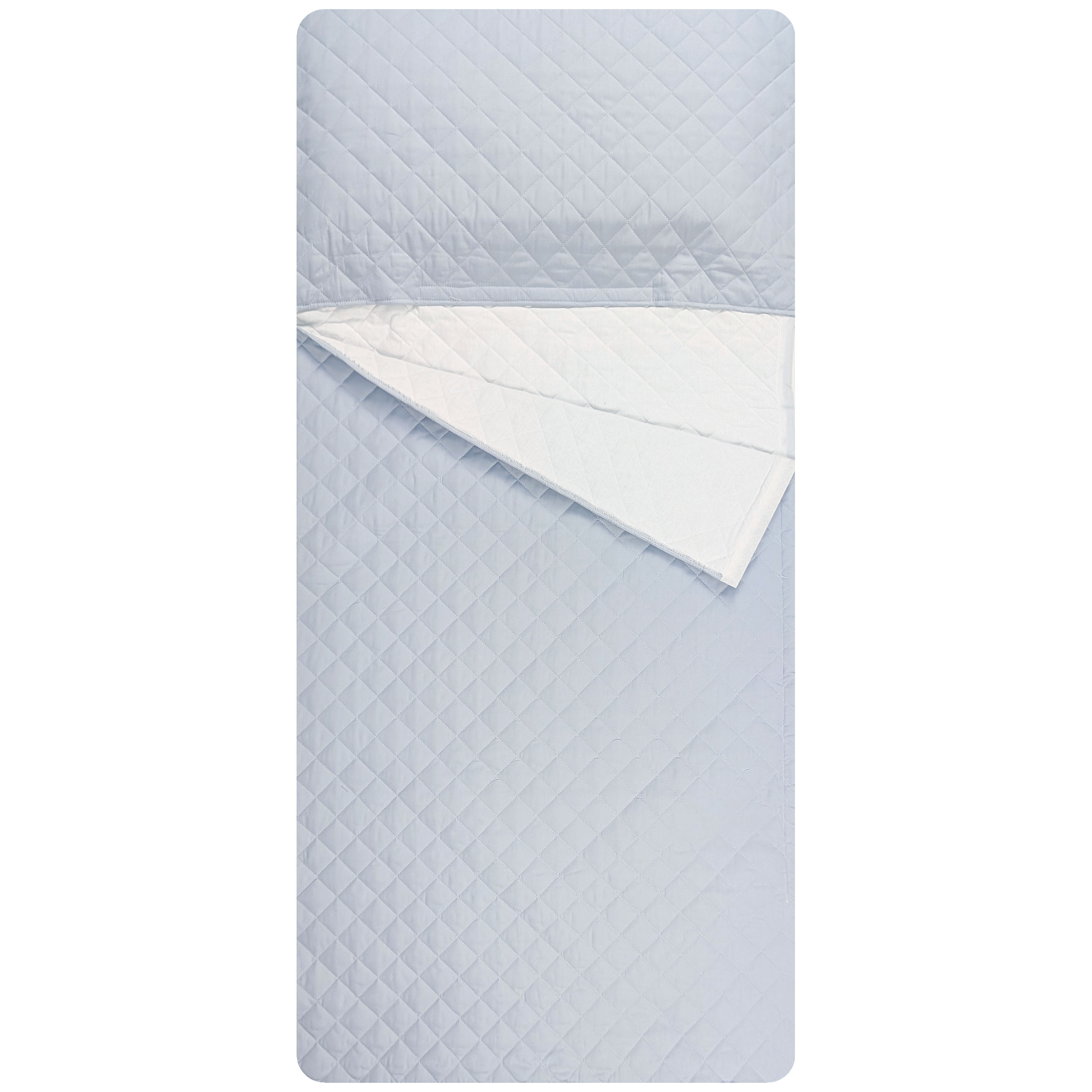 Sky Blue Solid Colour Sleeping Bag Image