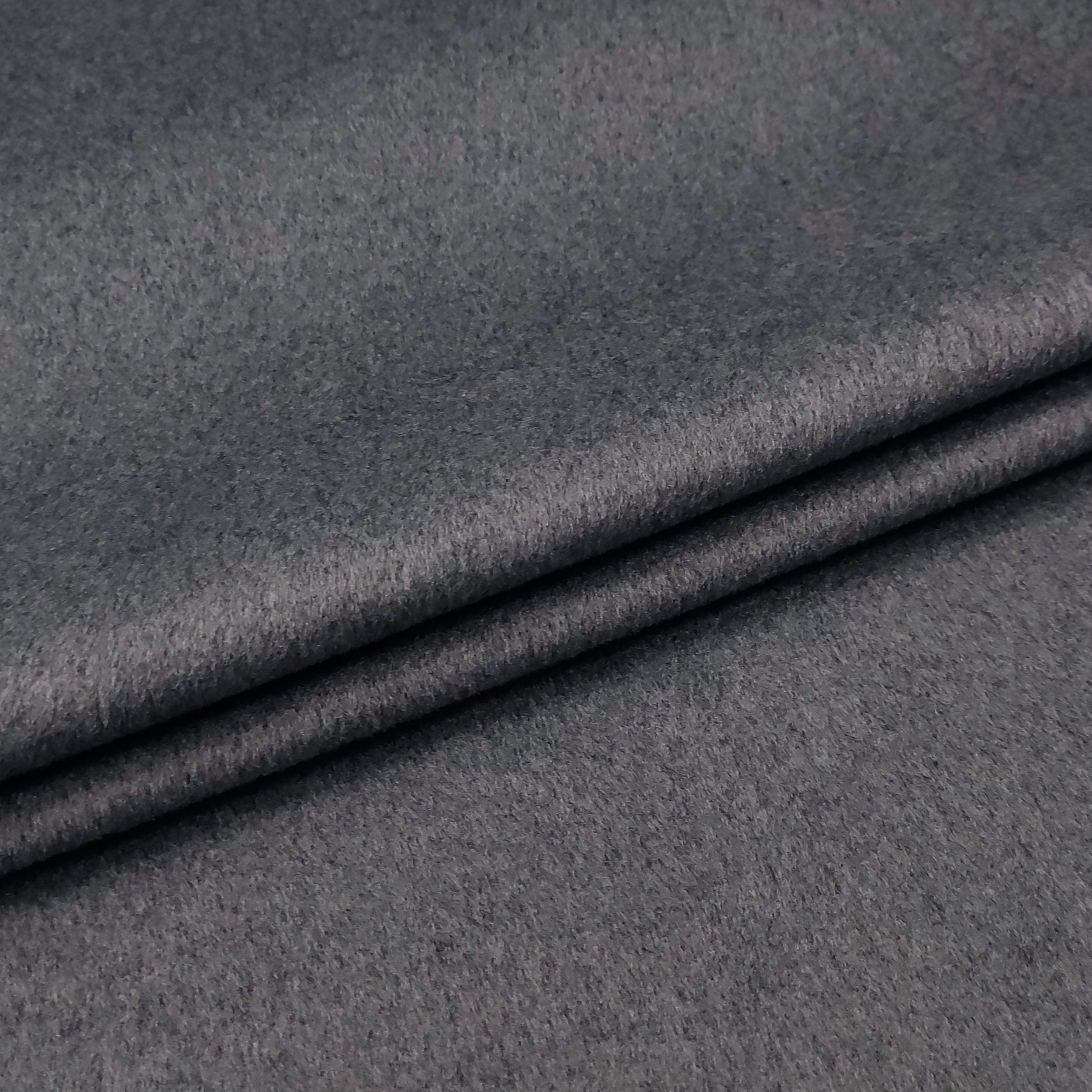 Manteau gris foncé Tissu couleur unie Image