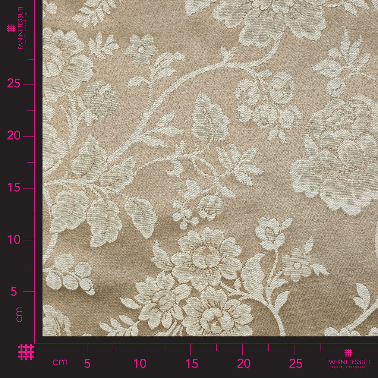 Tissu d'ameublement Vintage Damask Tortora Image