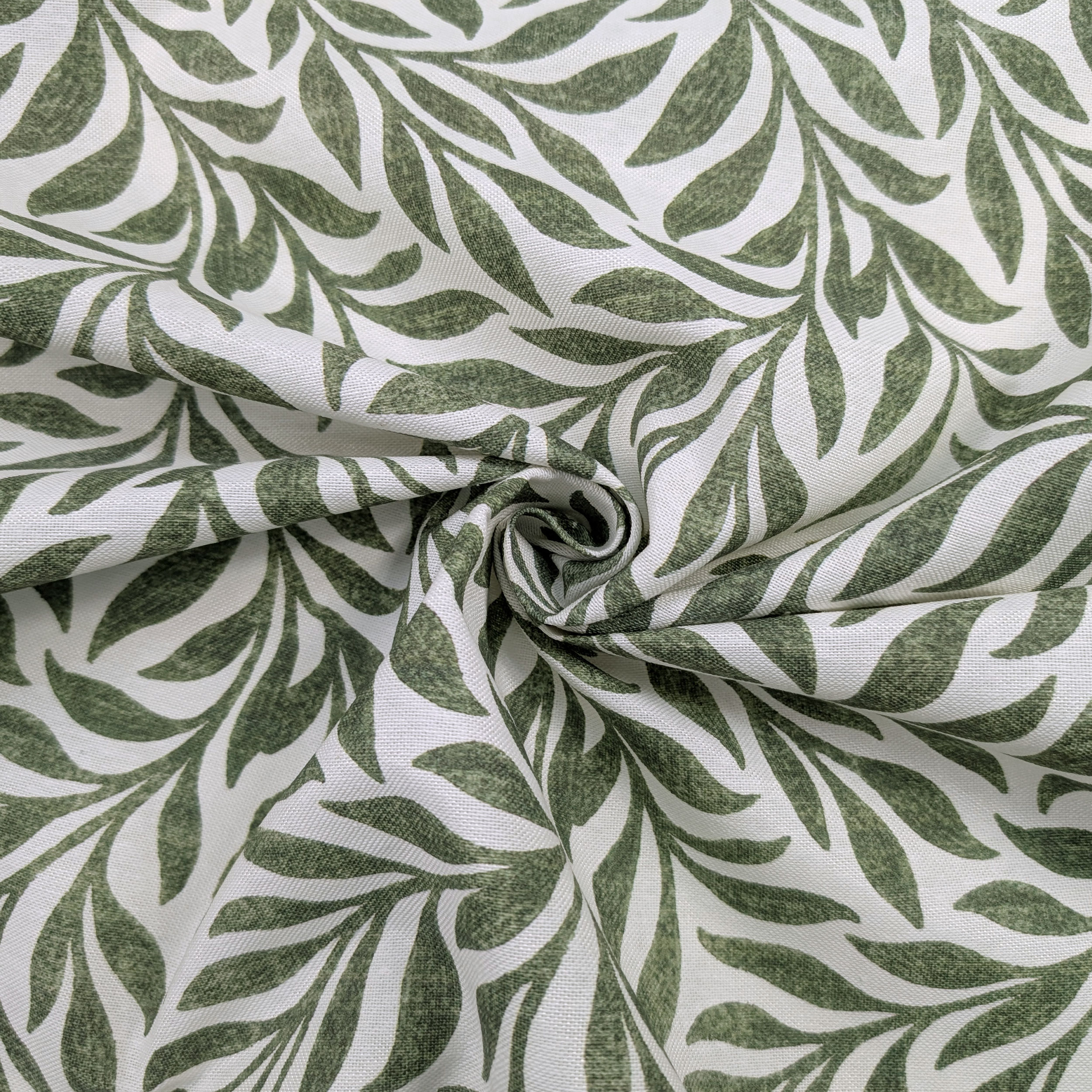 Mixed Cotton Furnishing Green Branches Image