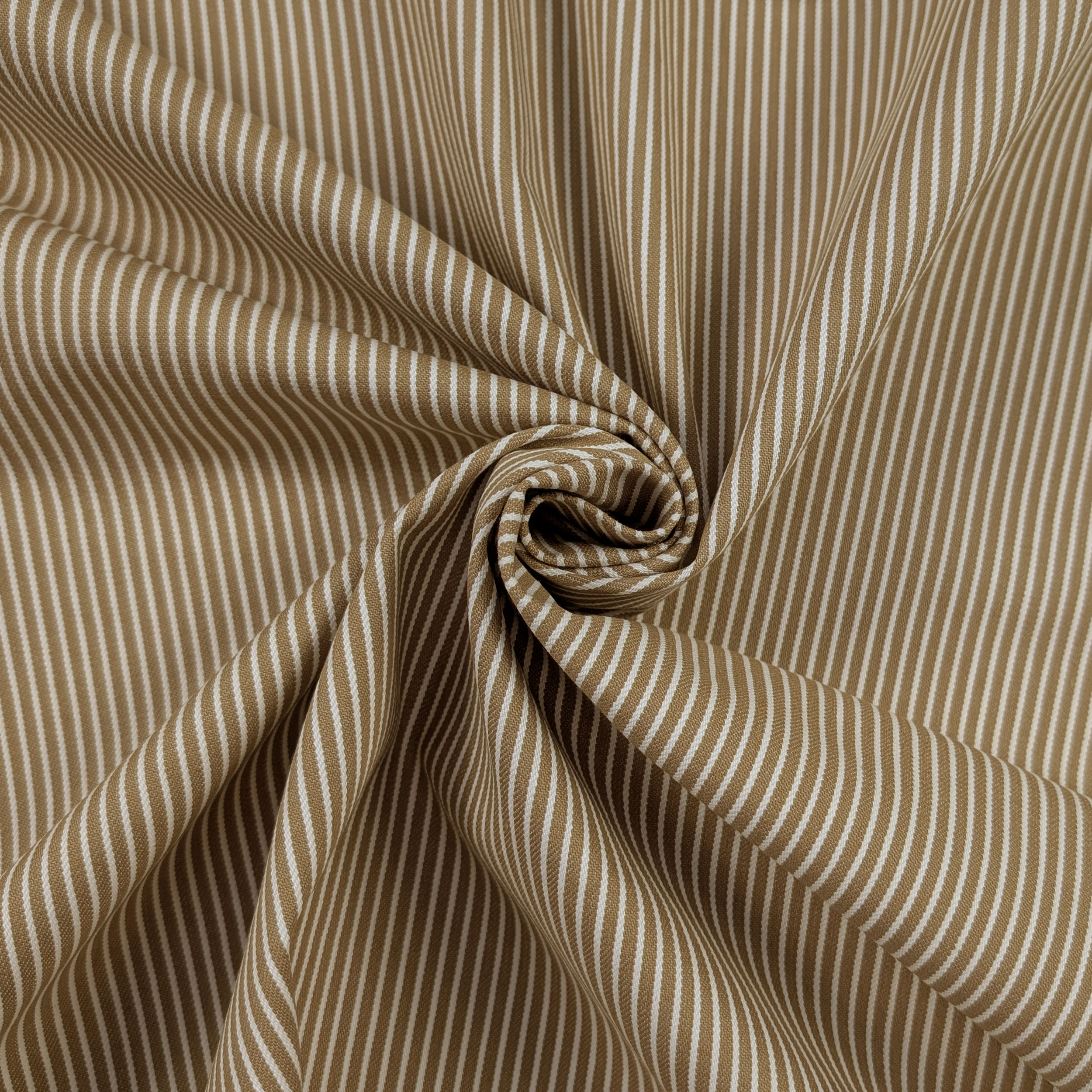 Denim Beige Rayures verticales blanches Image