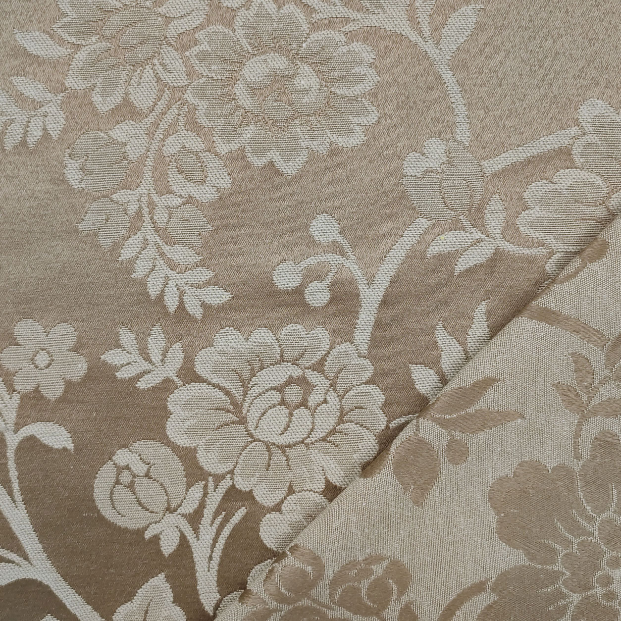 Tissu d'ameublement Vintage Damask Tortora Image