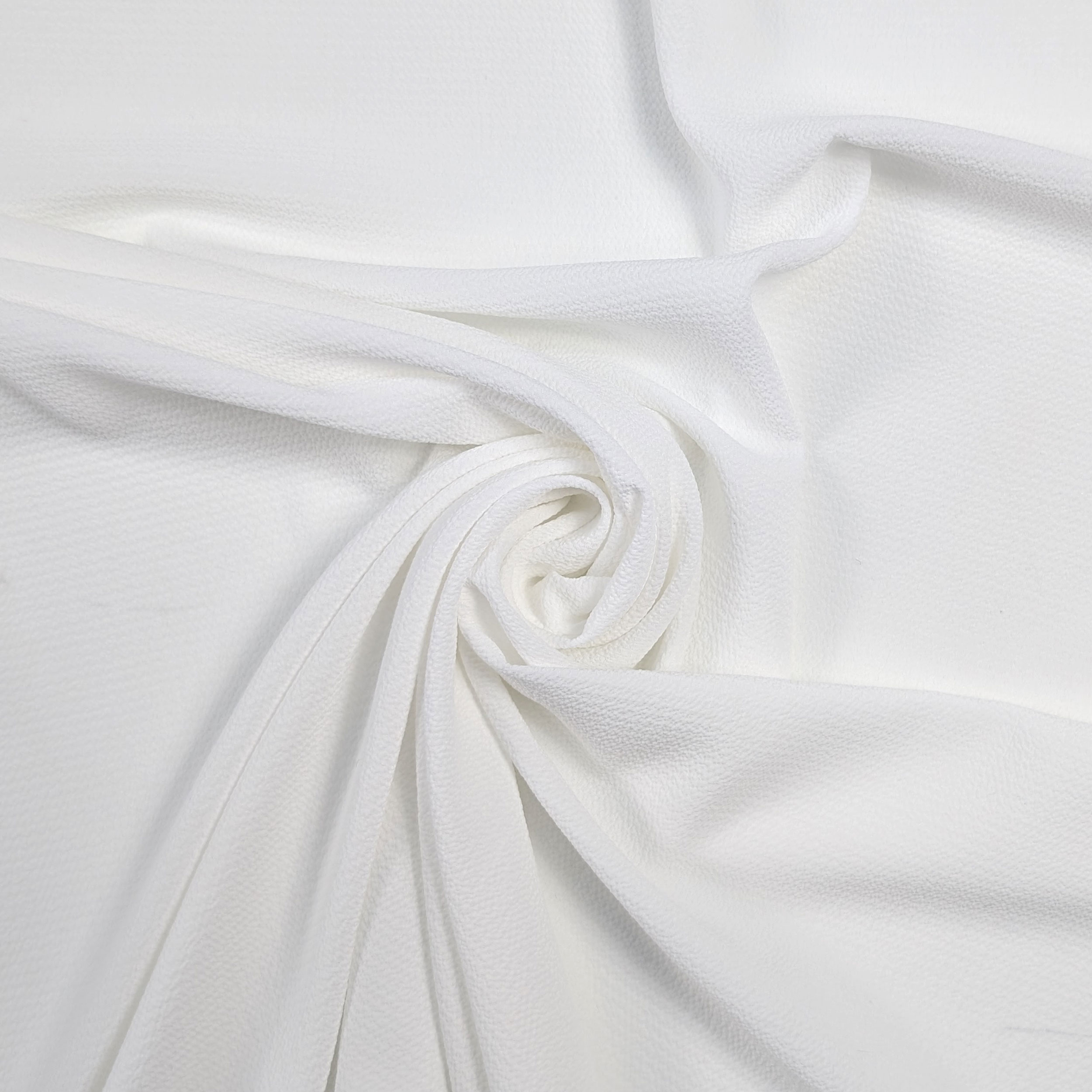 White Crêpe Fabric Image
